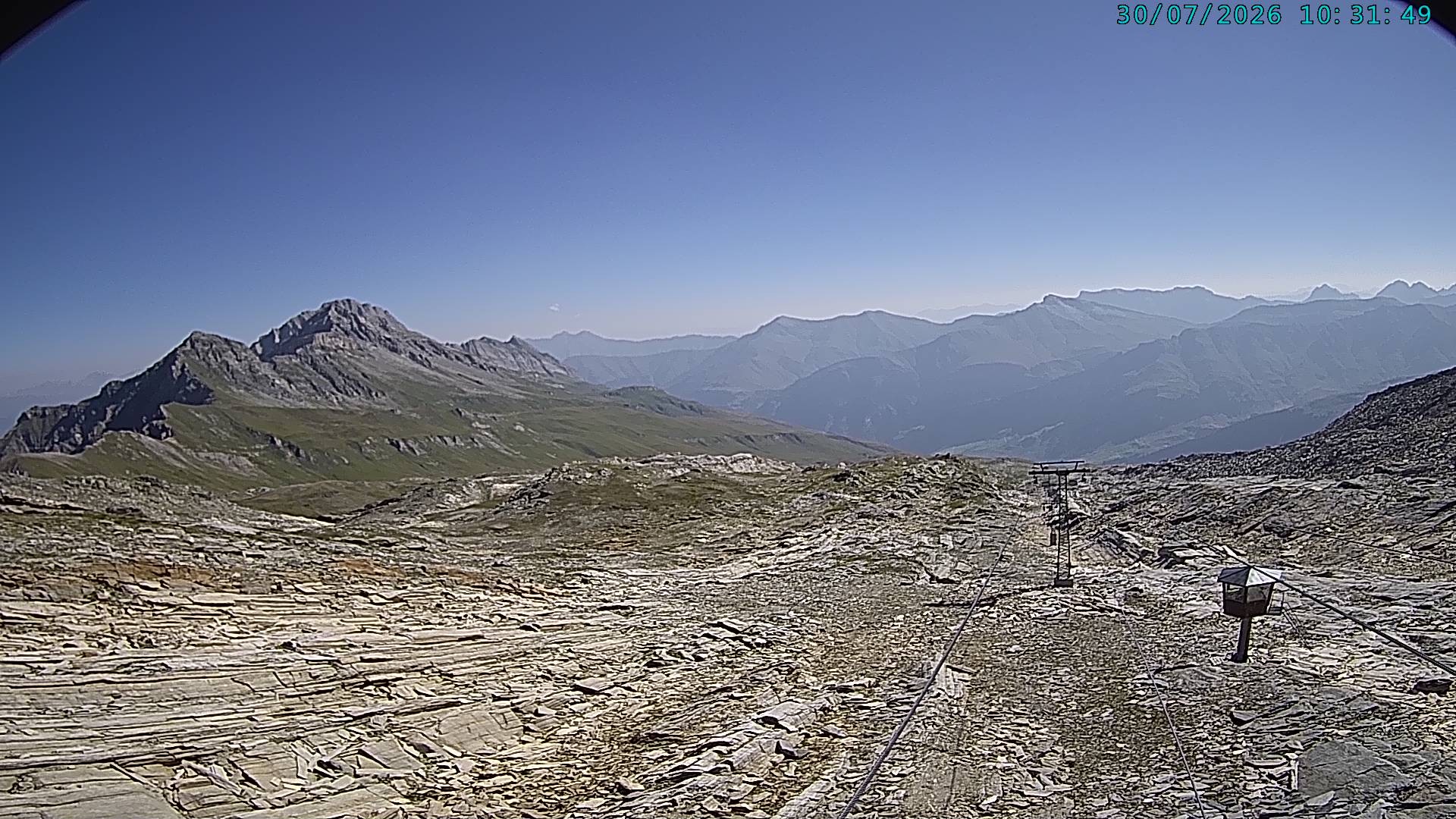 Archiv Foto Webcam Vals 3000: Dachberg
