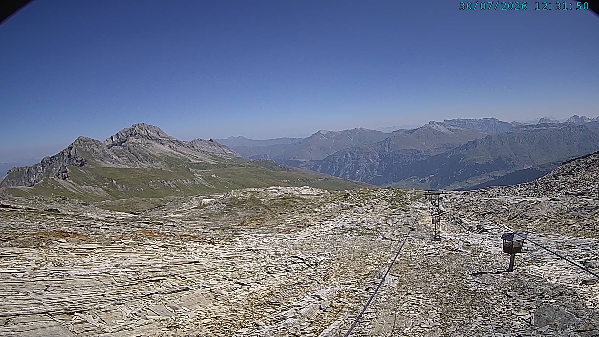 Archiv Foto Webcam Vals 3000: Dachberg
