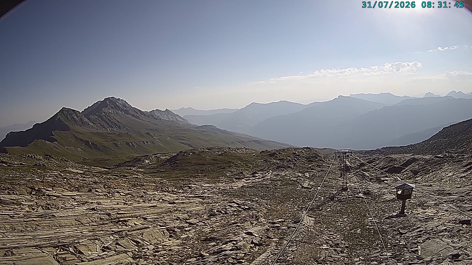 Archiv Foto Webcam Vals 3000: Dachberg