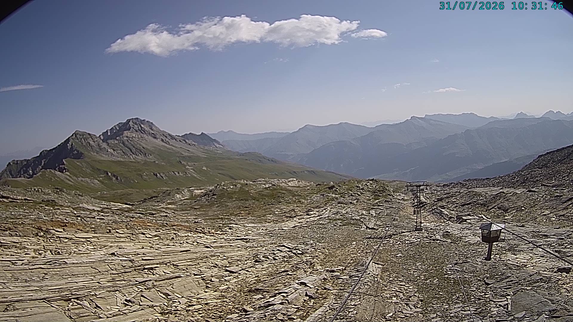 Archiv Foto Webcam Vals 3000: Dachberg