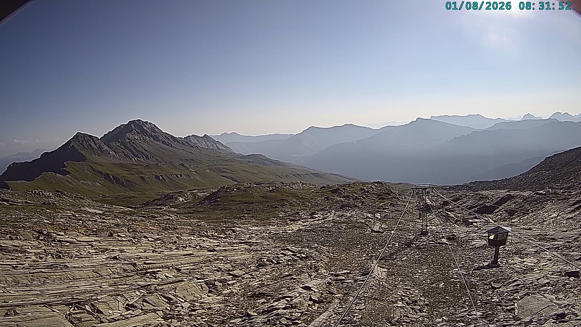 Archiv Foto Webcam Vals 3000: Dachberg
