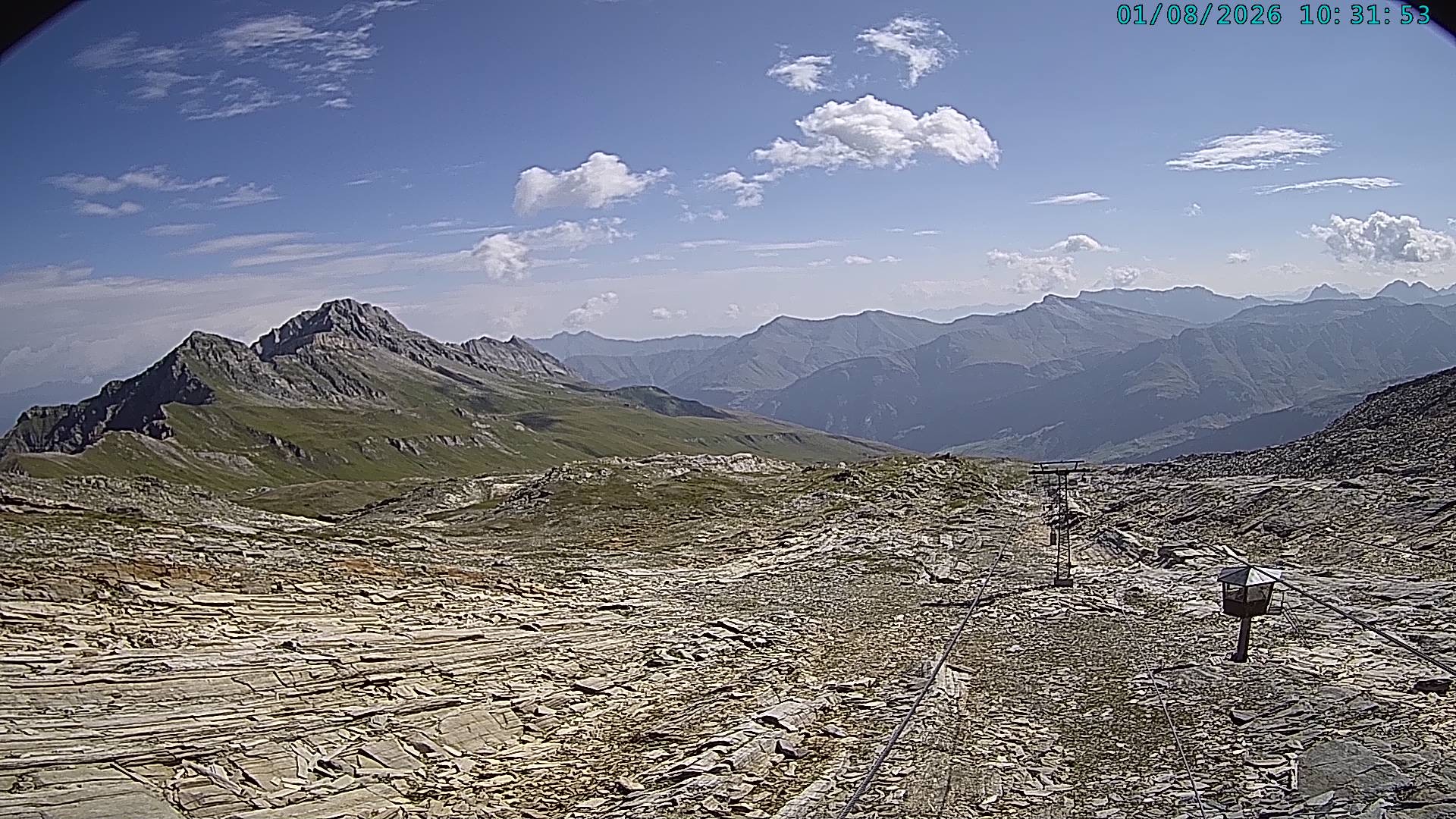 Archiv Foto Webcam Vals 3000: Dachberg