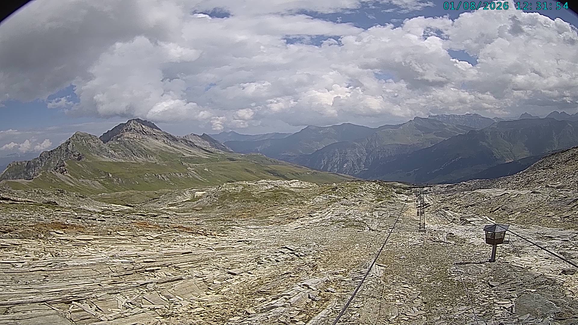 Archiv Foto Webcam Vals 3000: Dachberg