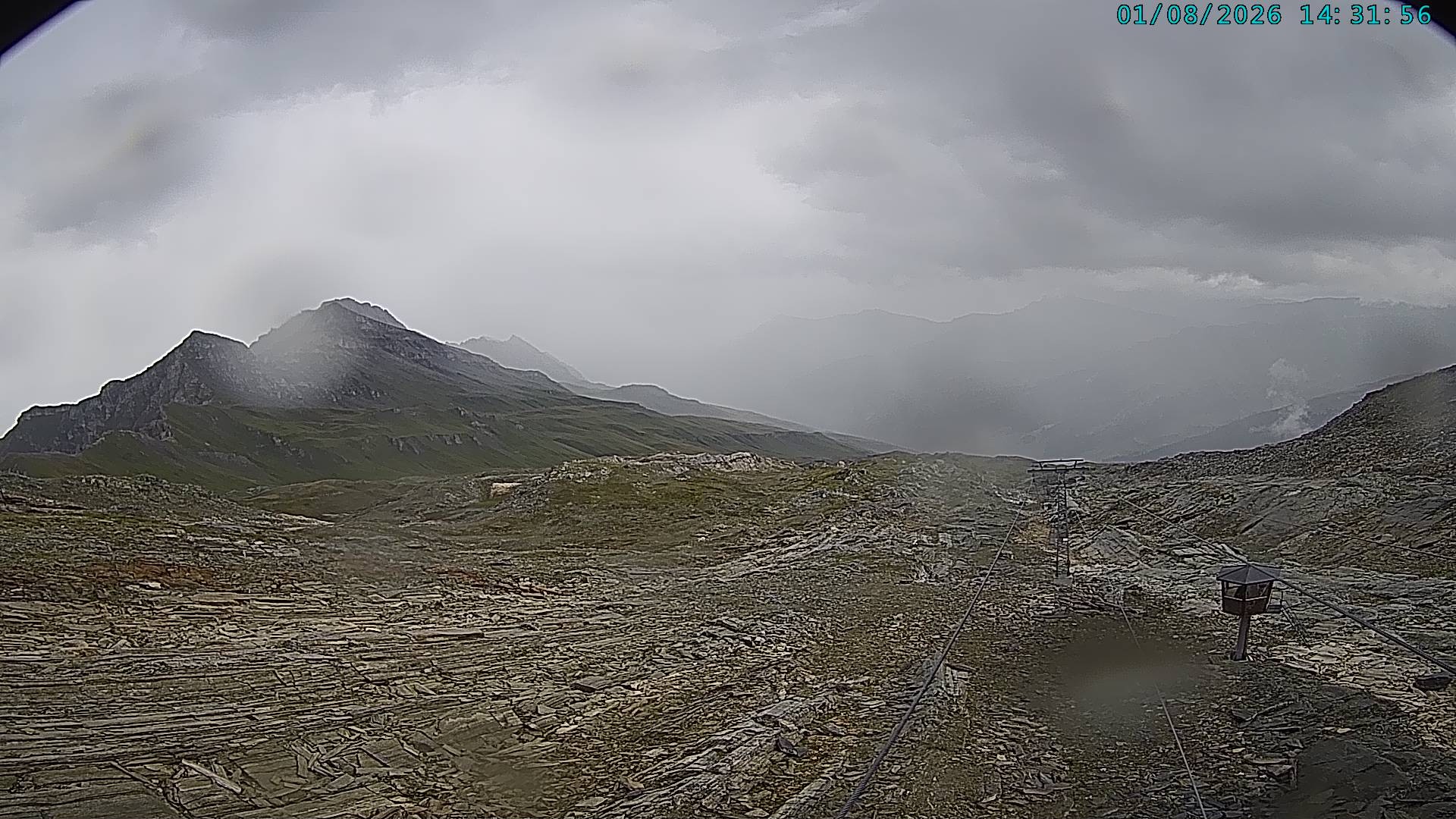 Archiv Foto Webcam Vals 3000: Dachberg