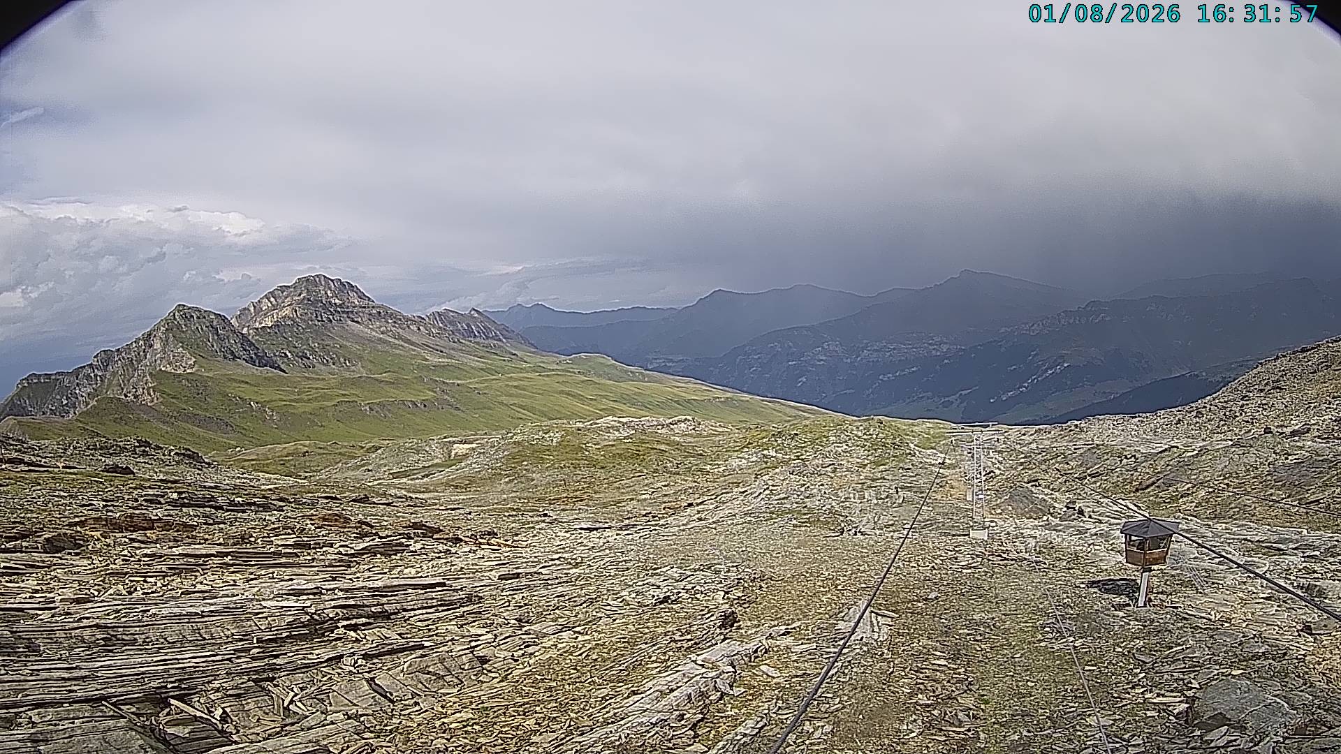 Archiv Foto Webcam Vals 3000: Dachberg