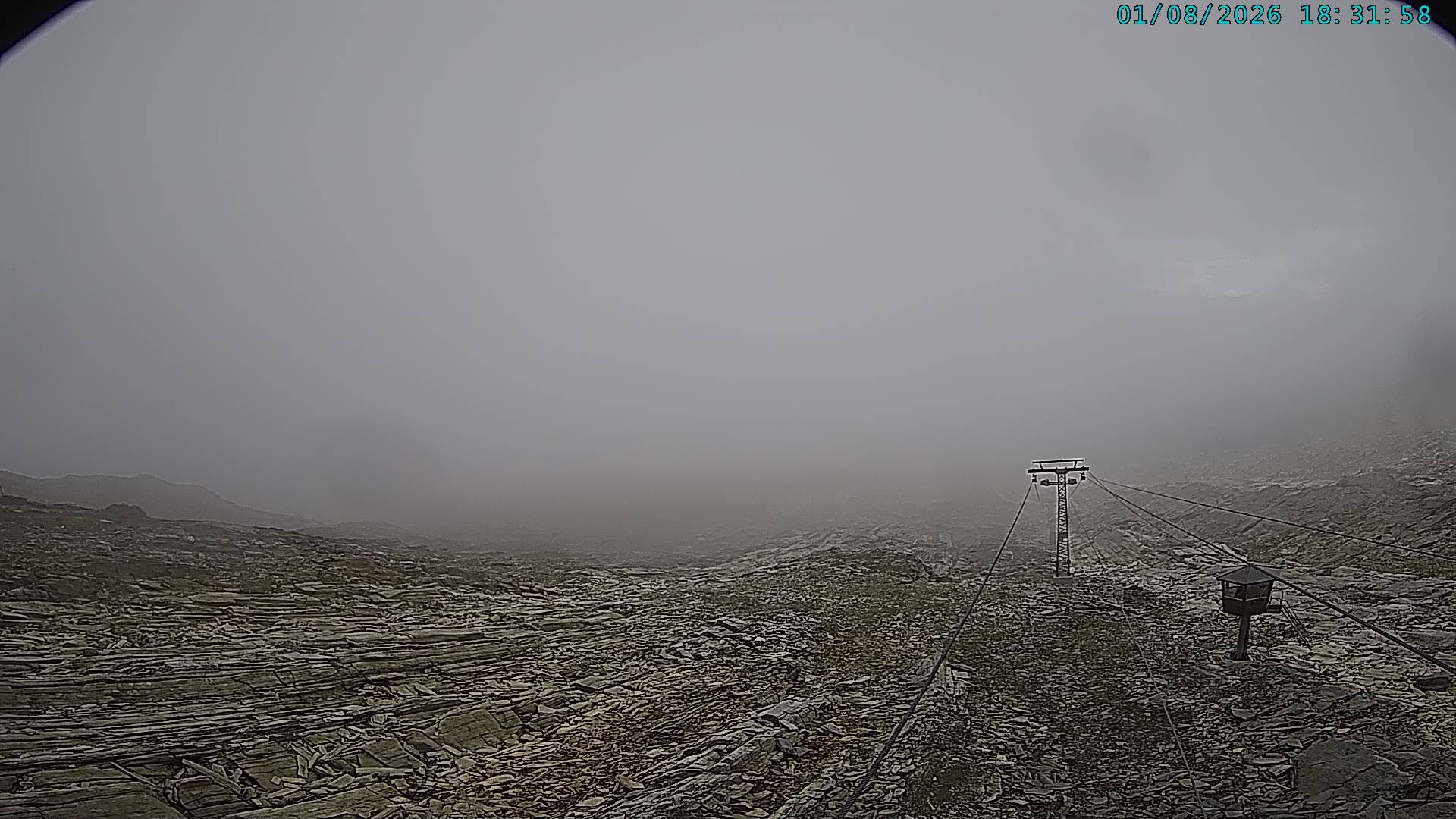 Archiv Foto Webcam Vals 3000: Dachberg