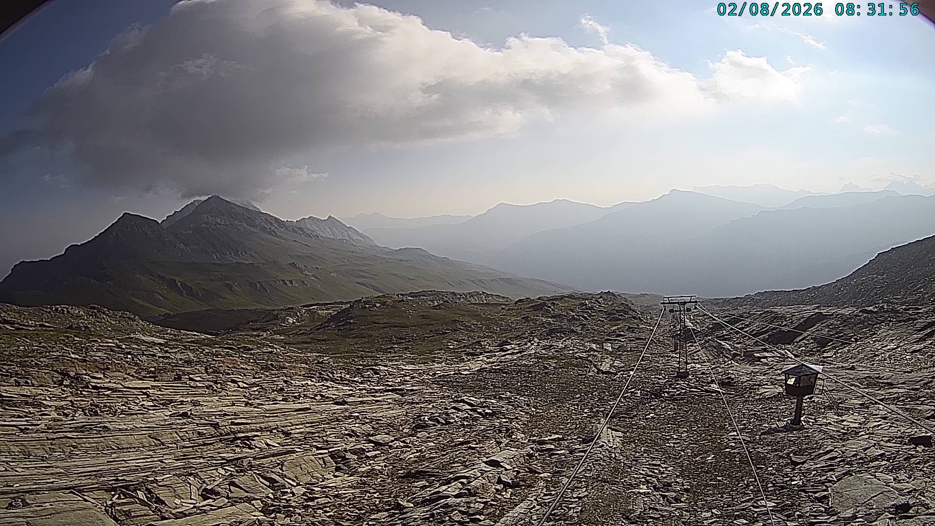 Archiv Foto Webcam Vals 3000: Dachberg