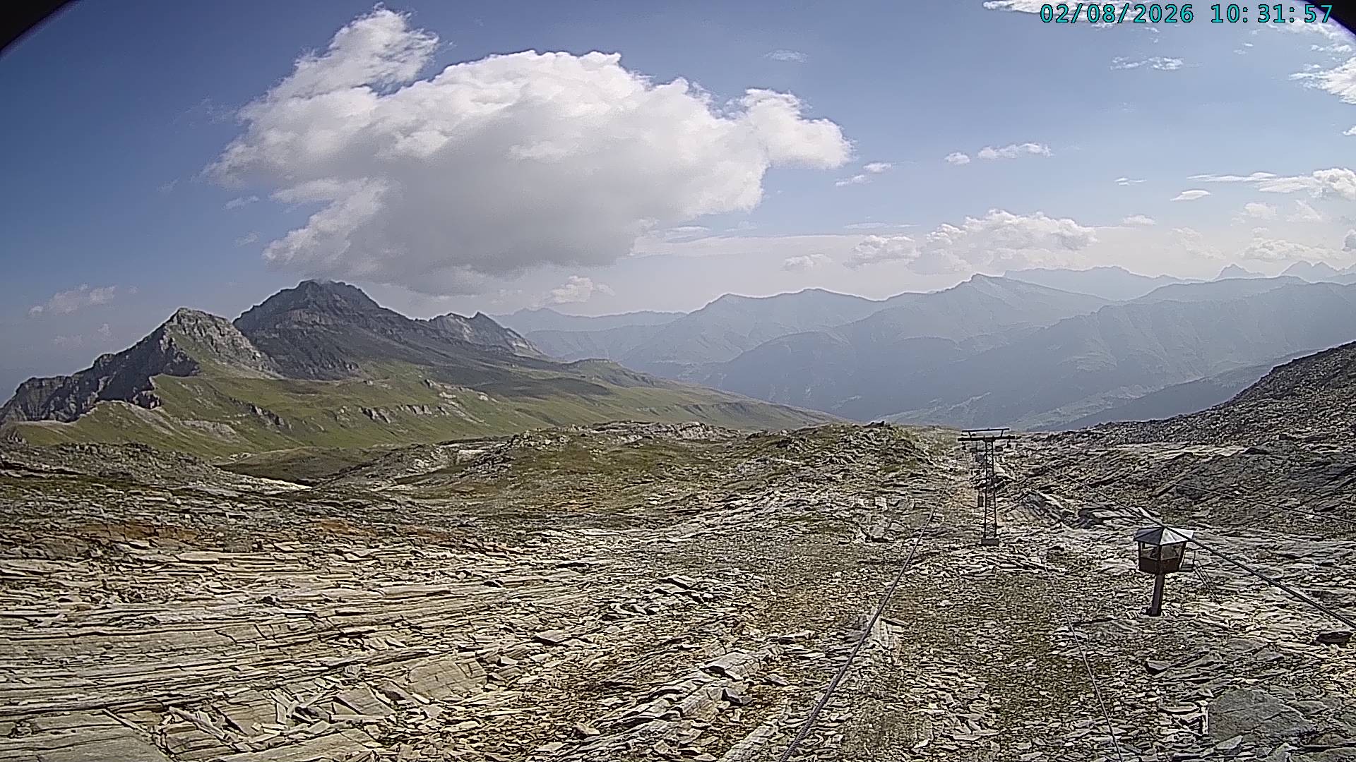 Archiv Foto Webcam Vals 3000: Dachberg