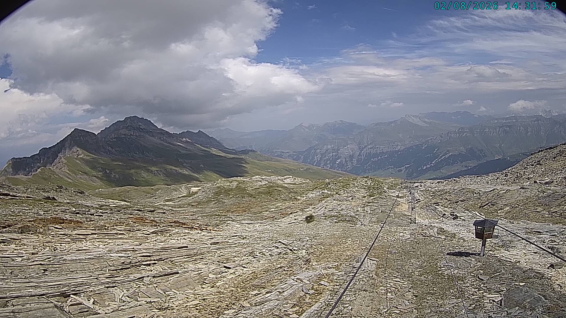 Archiv Foto Webcam Vals 3000: Dachberg