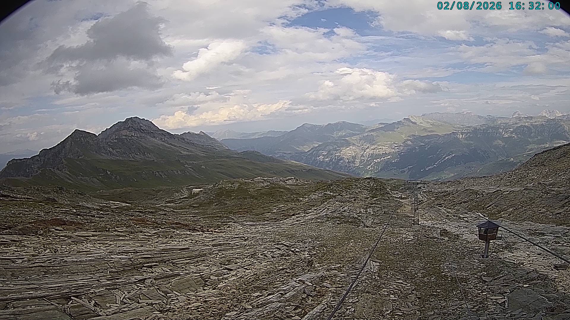 Archiv Foto Webcam Vals 3000: Dachberg