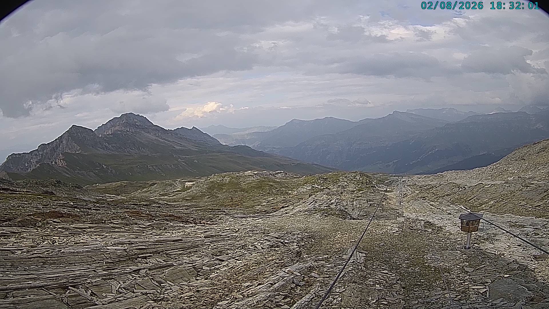 Archiv Foto Webcam Vals 3000: Dachberg