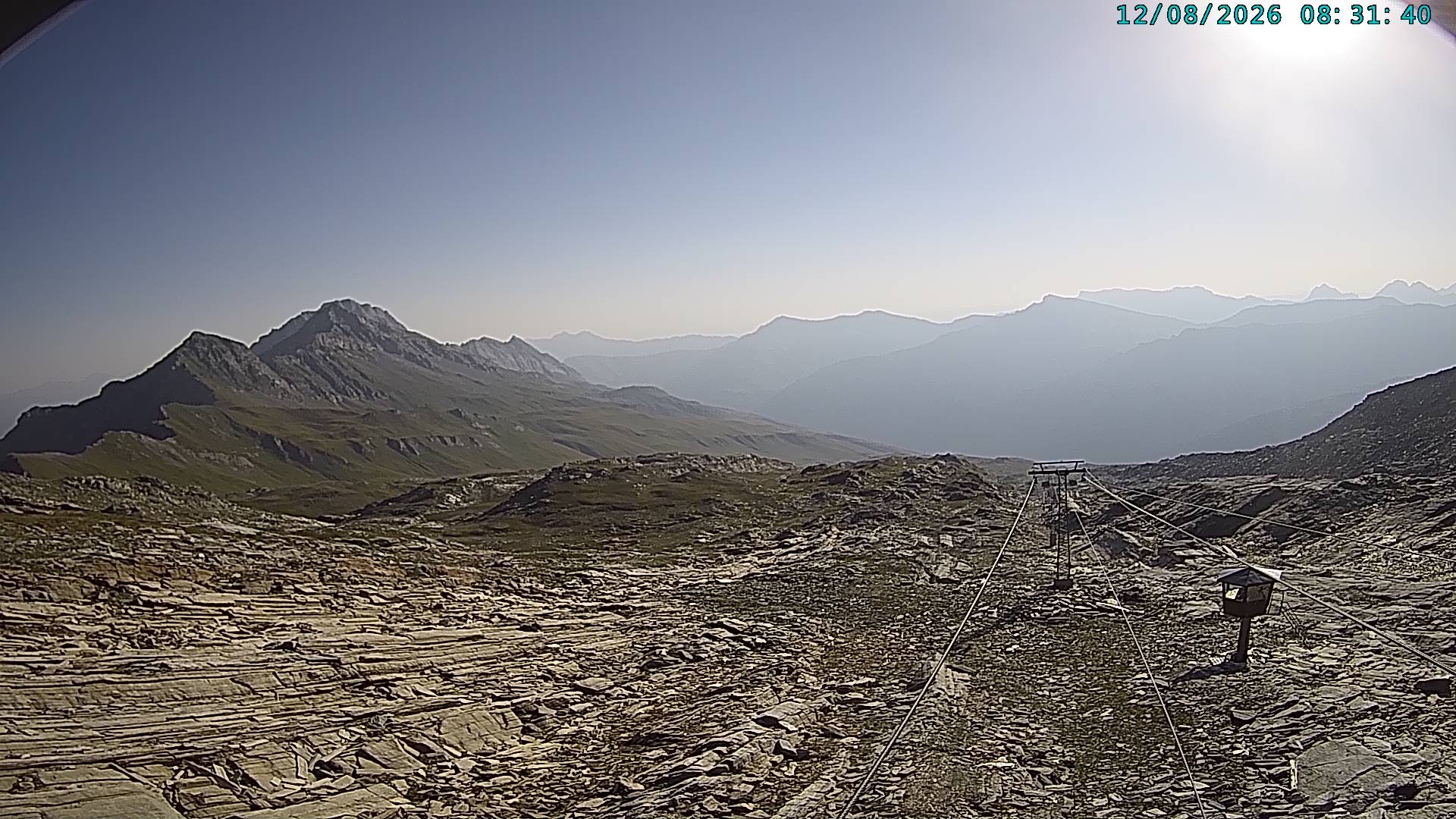Archiv Foto Webcam Vals 3000: Dachberg