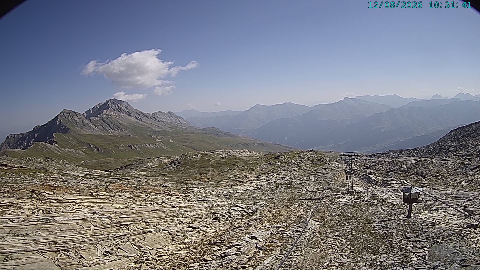 Archiv Foto Webcam Vals 3000: Dachberg