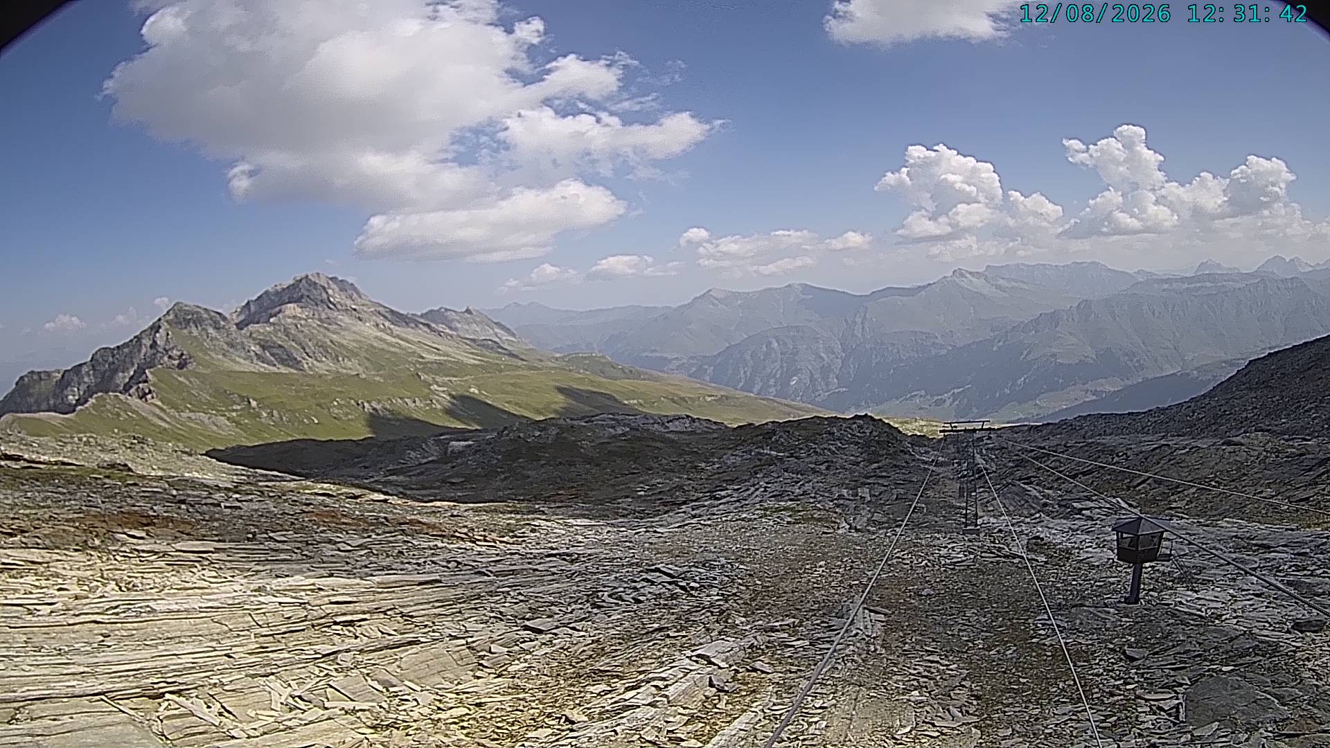 Archiv Foto Webcam Vals 3000: Dachberg