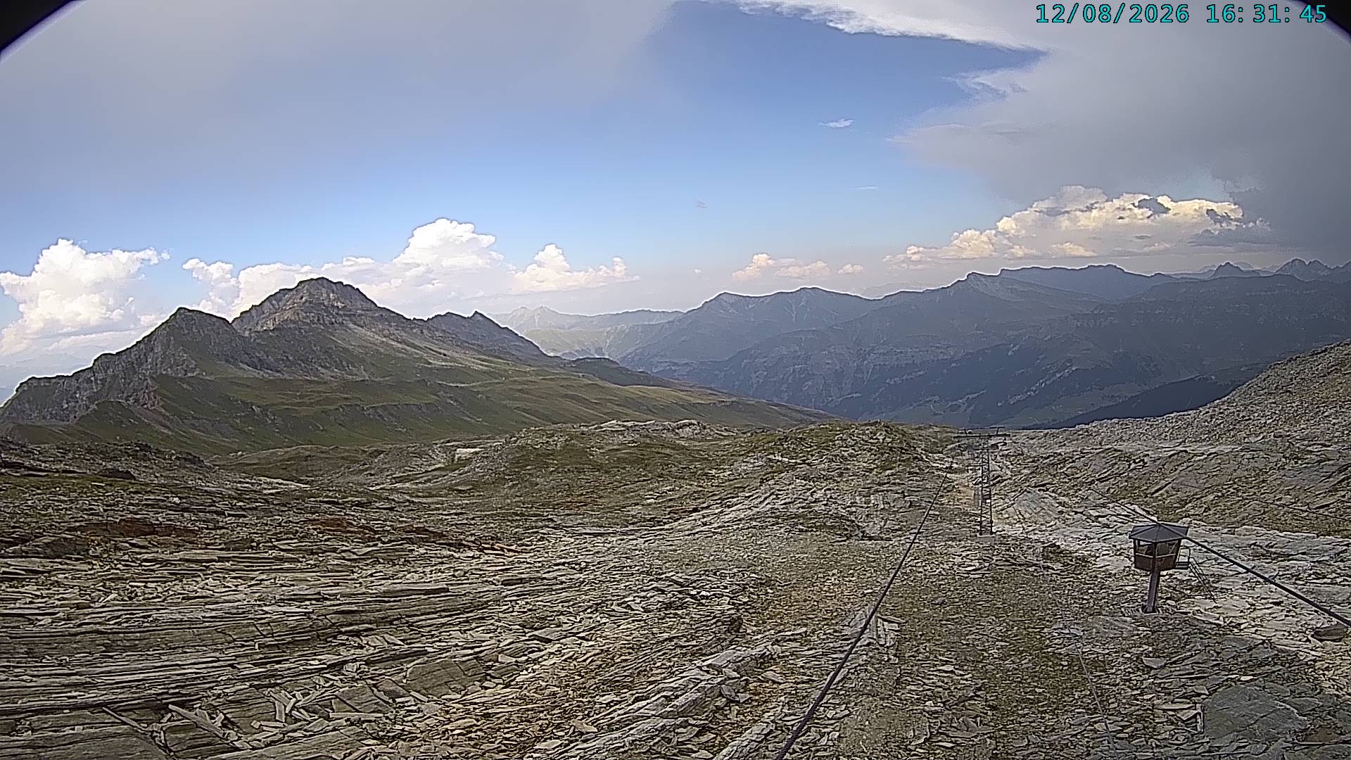 Archiv Foto Webcam Vals 3000: Dachberg