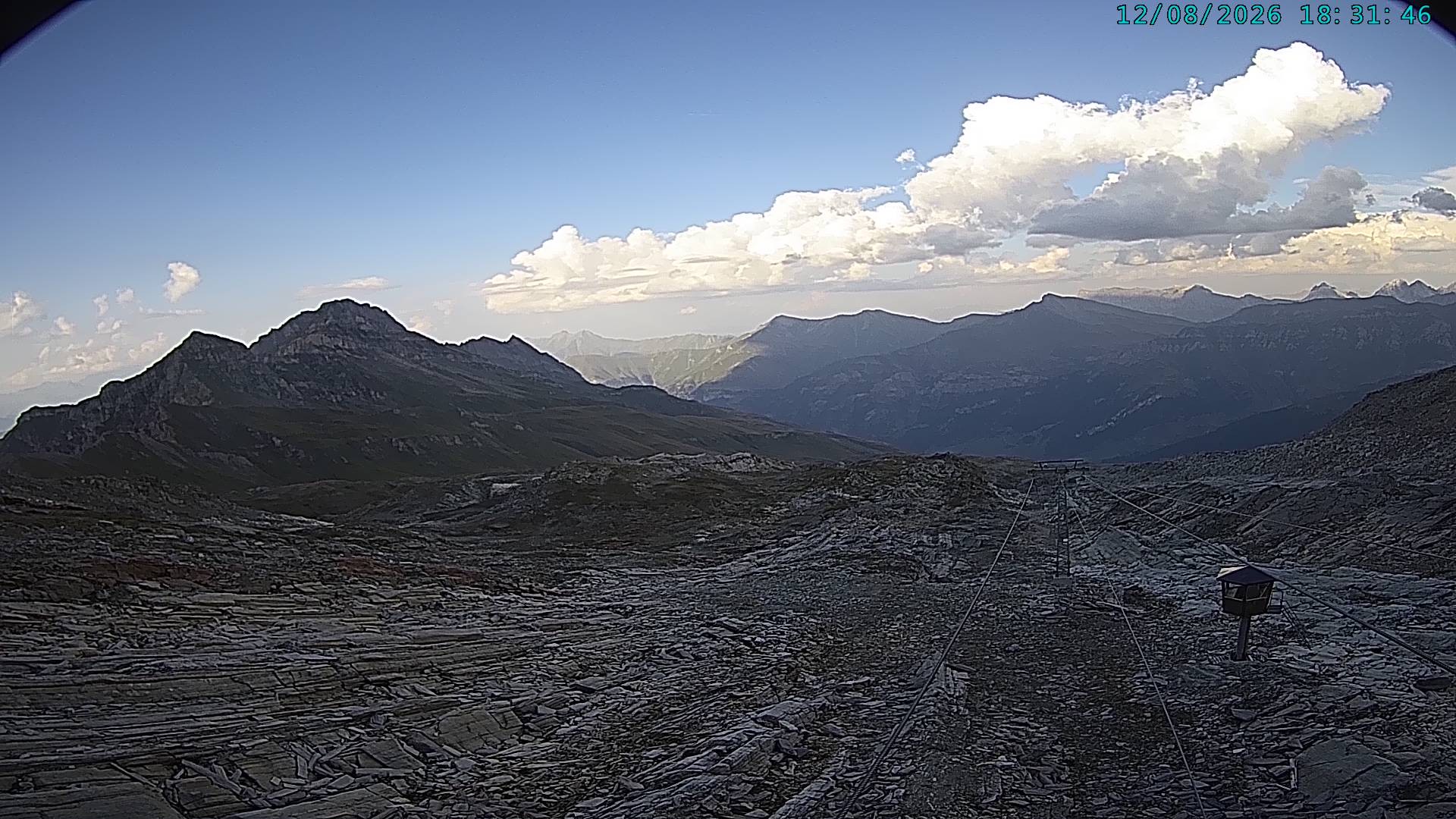 Archiv Foto Webcam Vals 3000: Dachberg