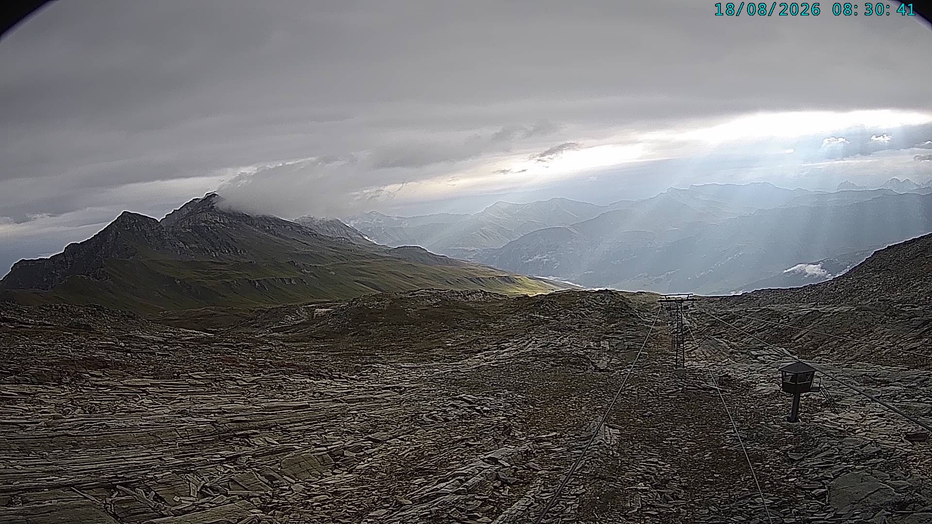 Archiv Foto Webcam Vals 3000: Dachberg