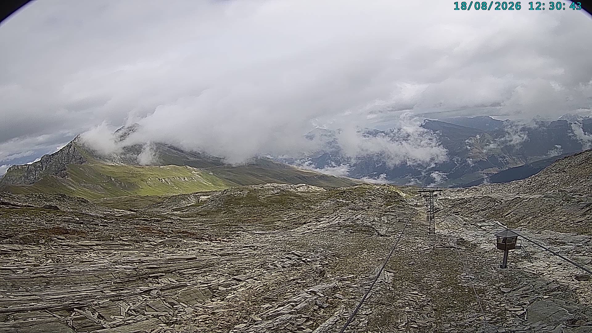 Archiv Foto Webcam Vals 3000: Dachberg