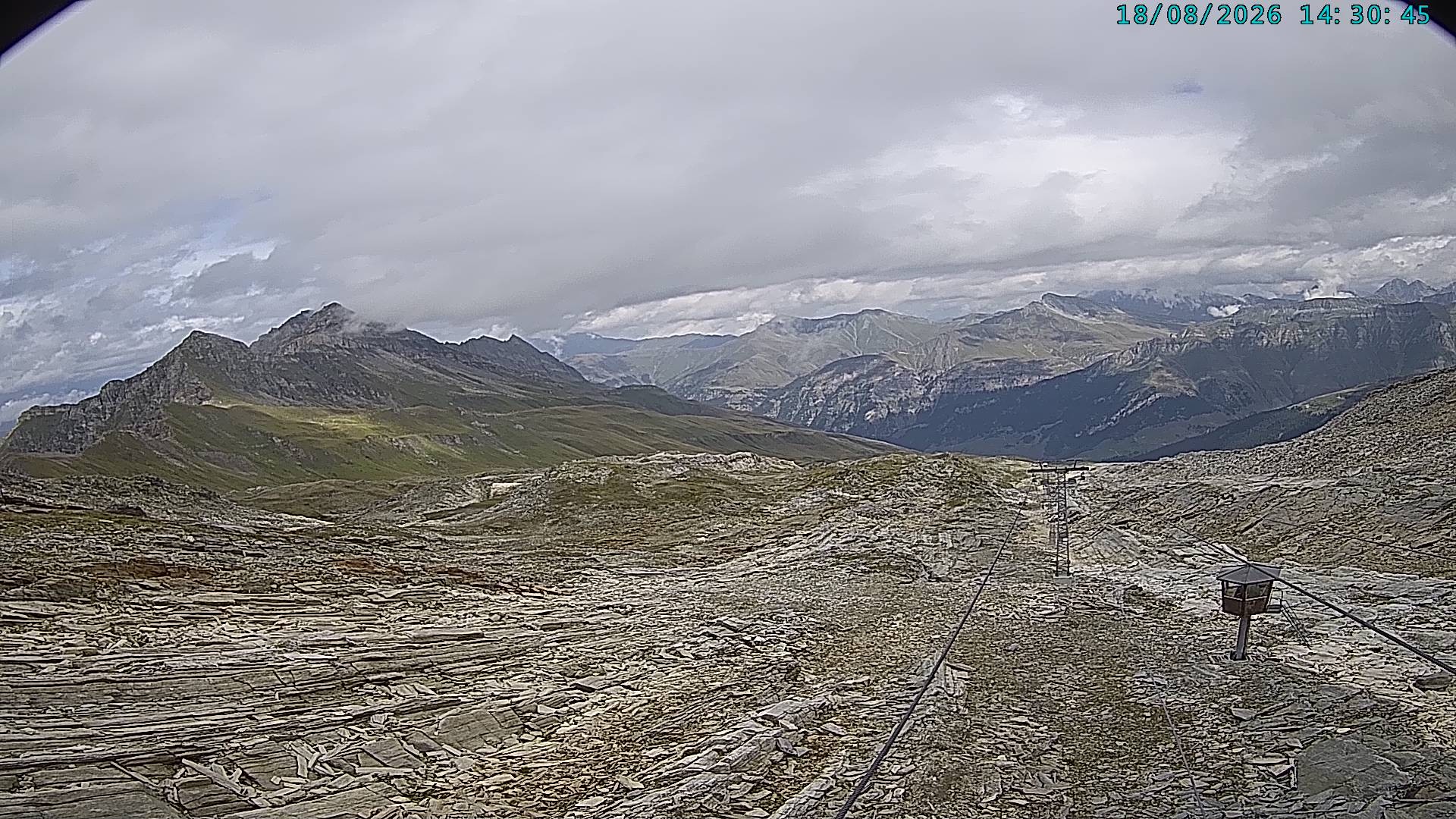Archiv Foto Webcam Vals 3000: Dachberg