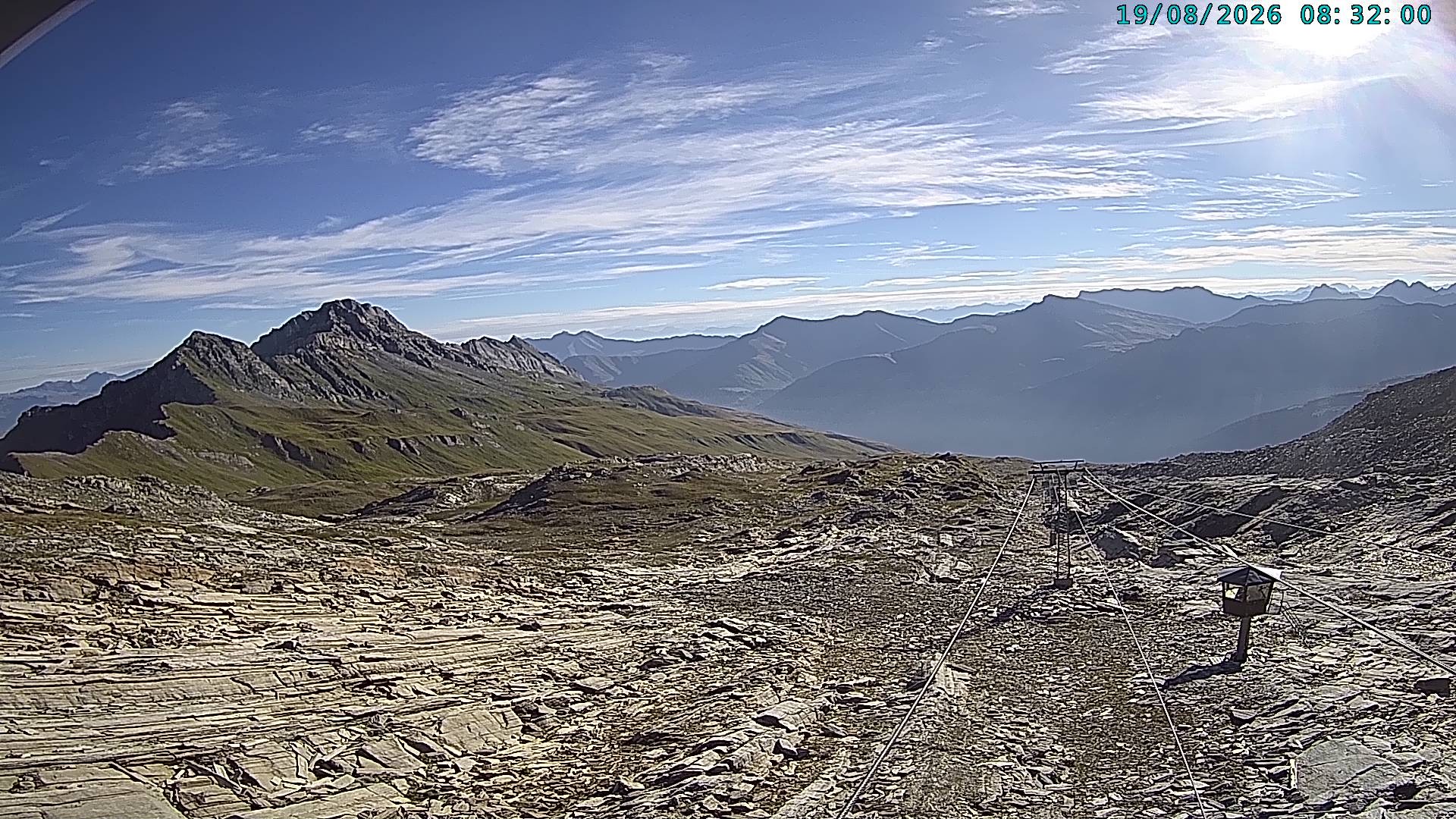 Archiv Foto Webcam Vals 3000: Dachberg