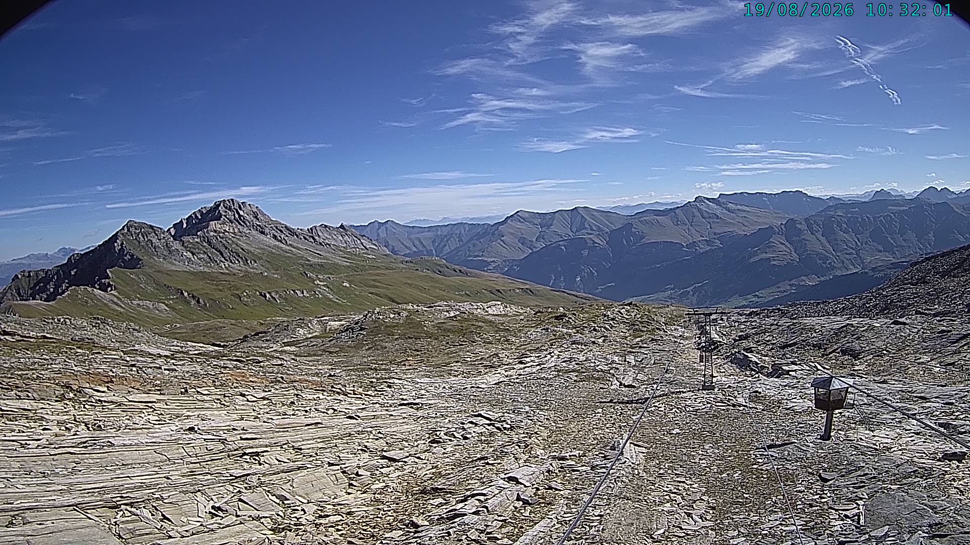 Archiv Foto Webcam Vals 3000: Dachberg