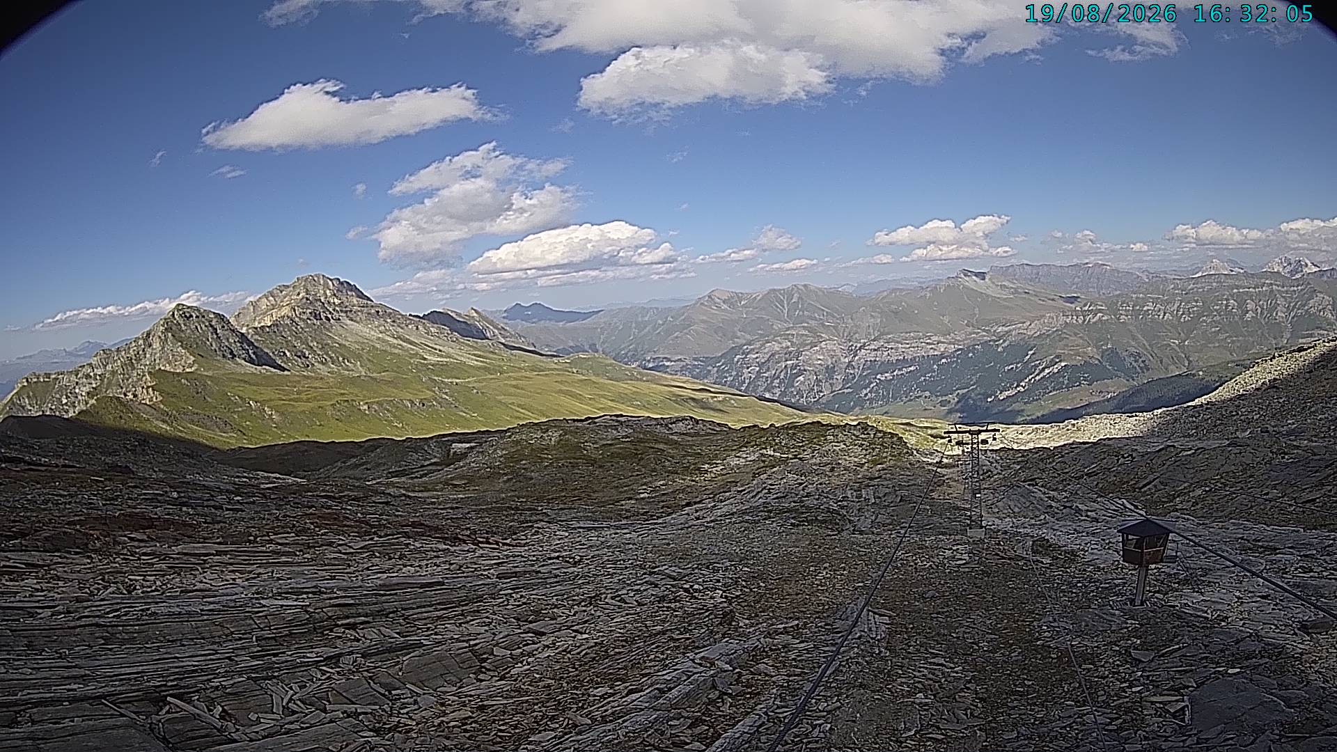Archiv Foto Webcam Vals 3000: Dachberg