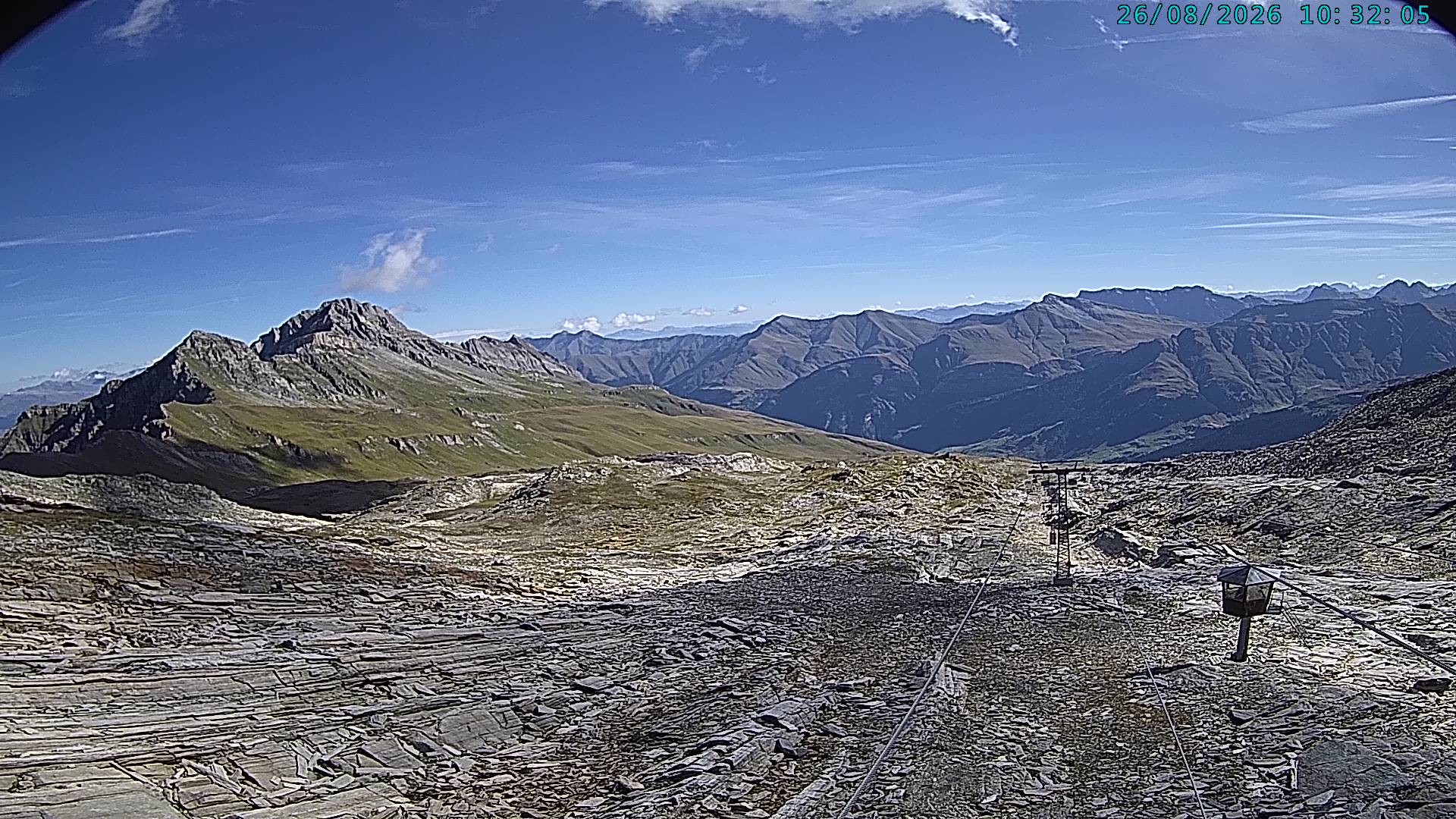 Archiv Foto Webcam Vals 3000: Dachberg