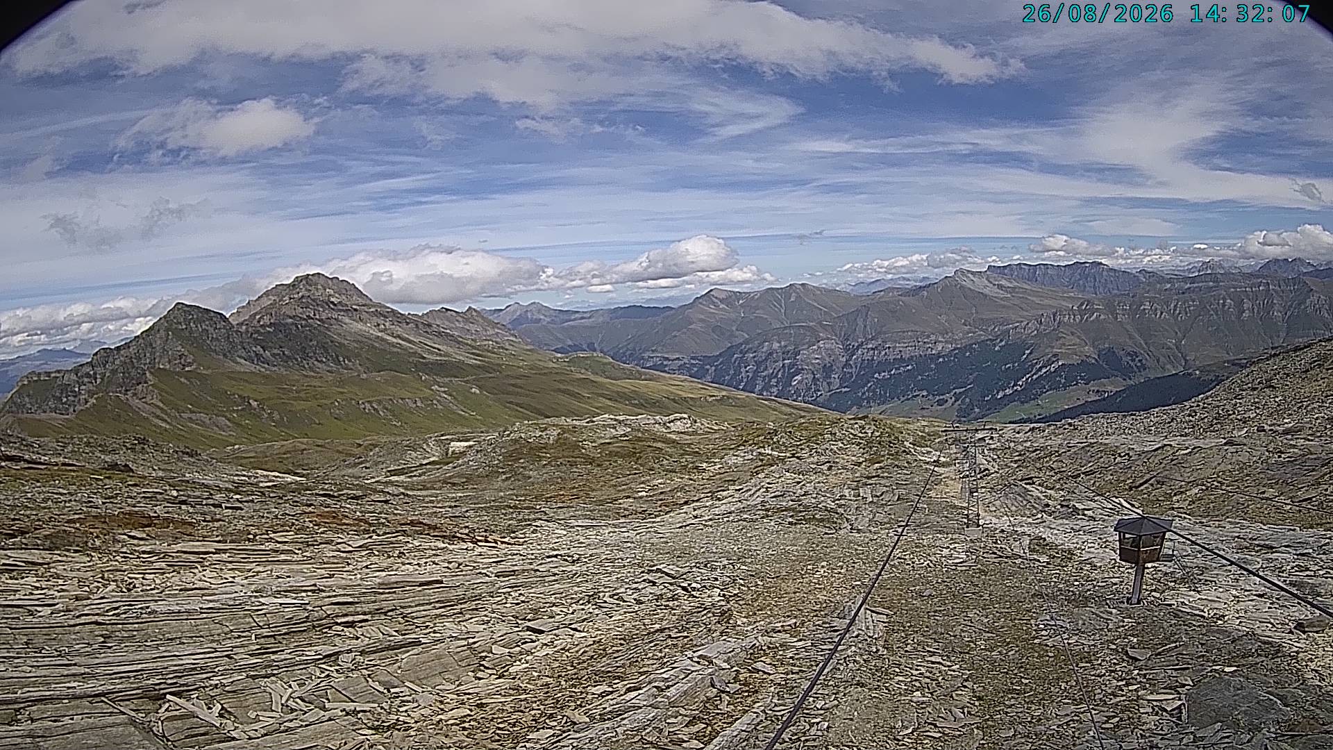 Archiv Foto Webcam Vals 3000: Dachberg