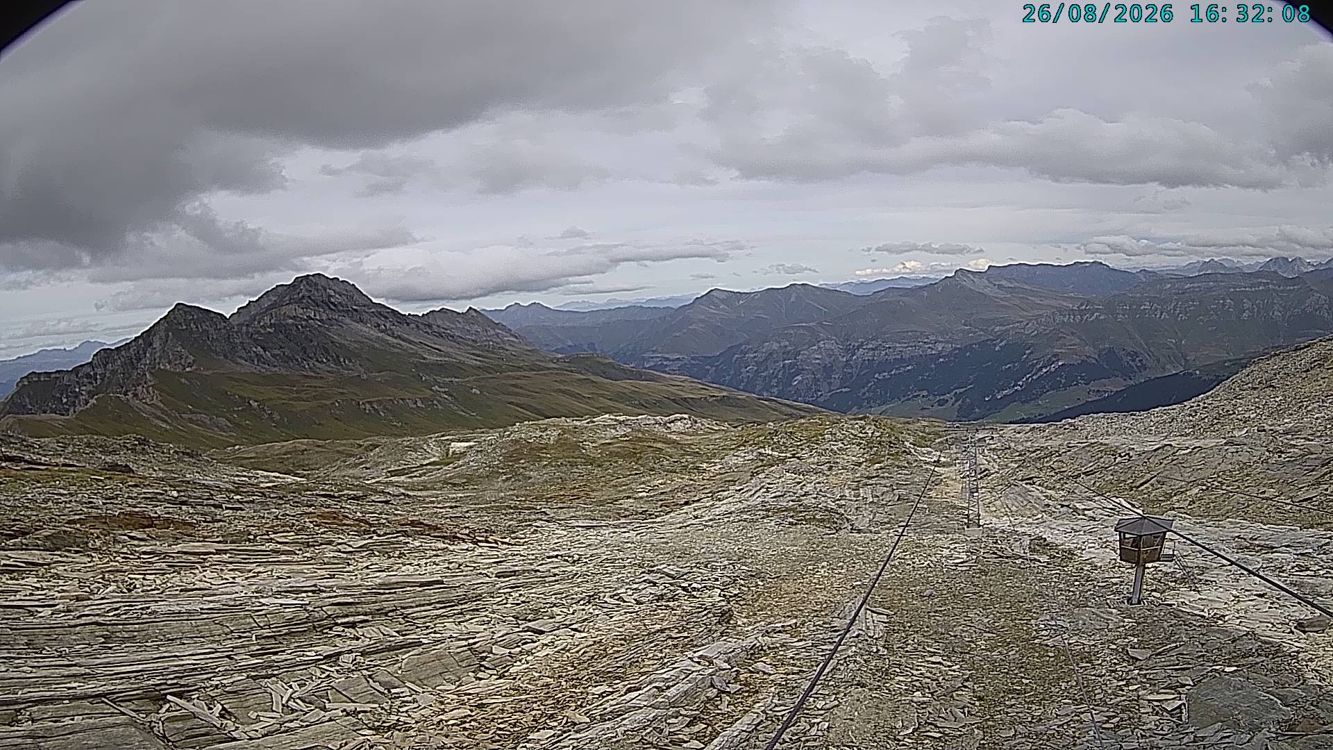 Archiv Foto Webcam Vals 3000: Dachberg