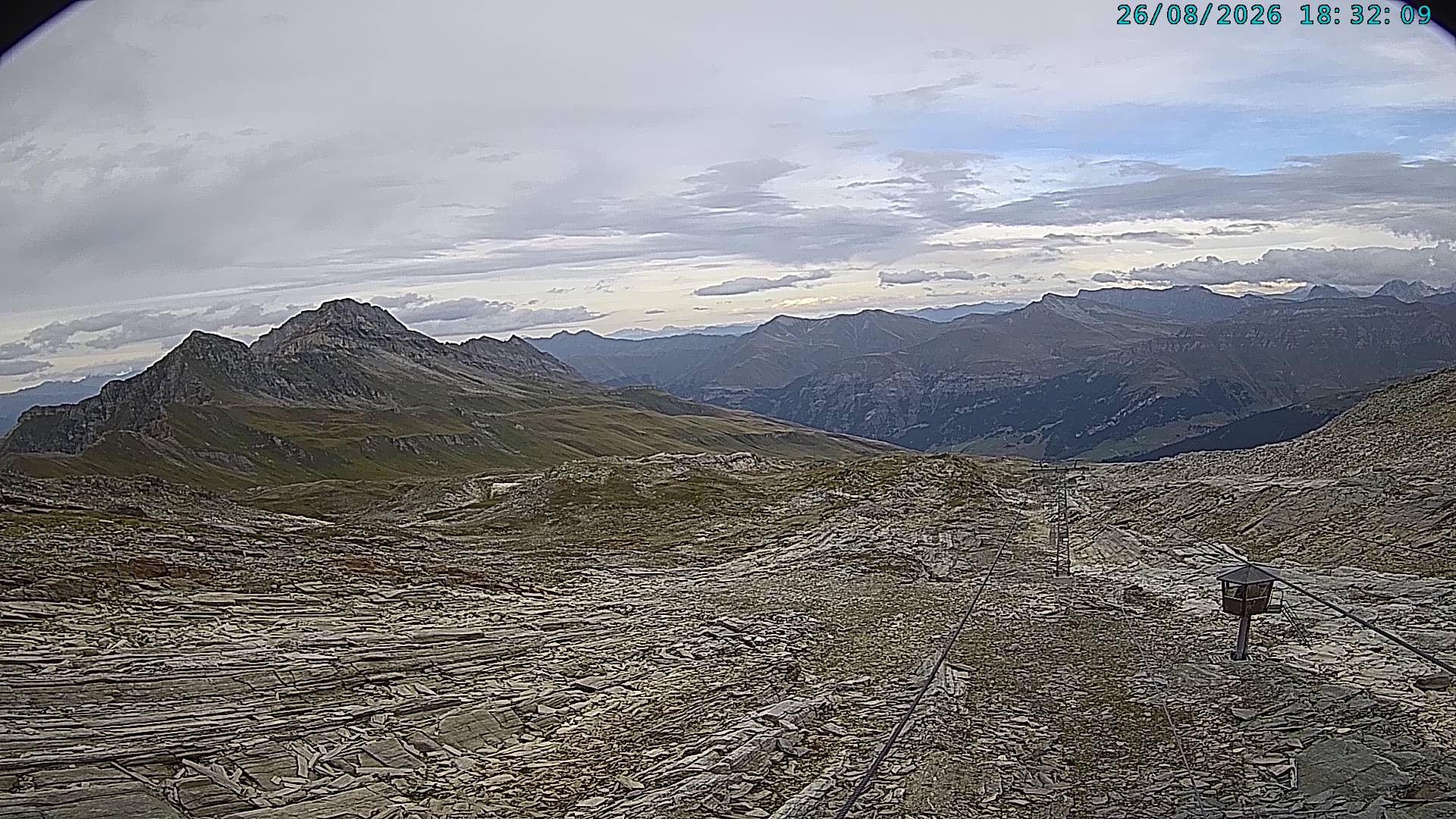 Archiv Foto Webcam Vals 3000: Dachberg