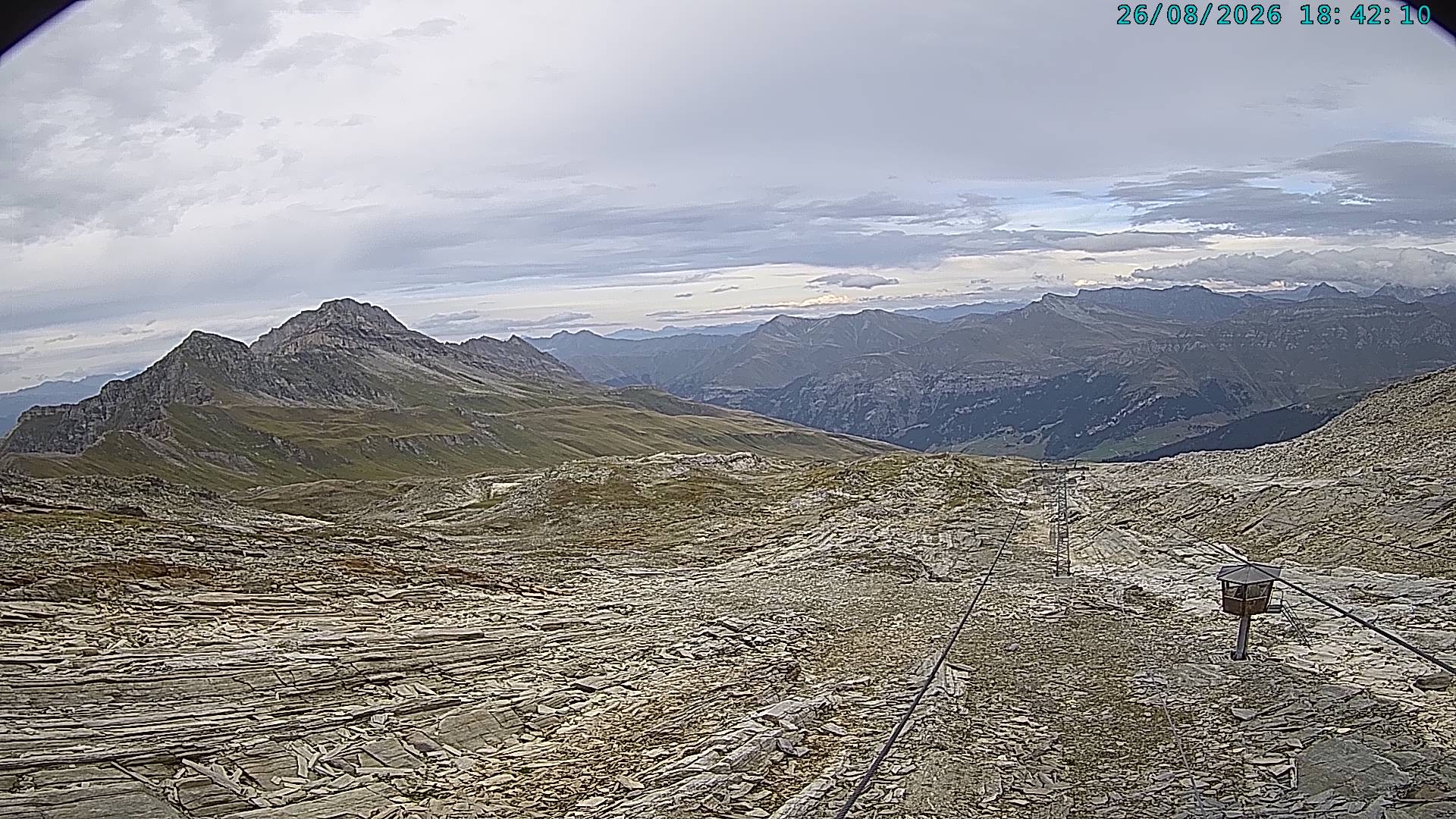 Archiv Foto Webcam Vals 3000: Dachberg