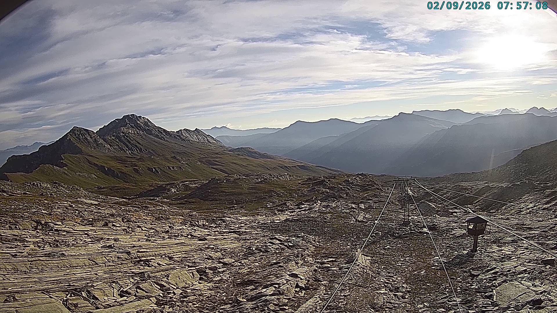 Archiv Foto Webcam Vals 3000: Dachberg
