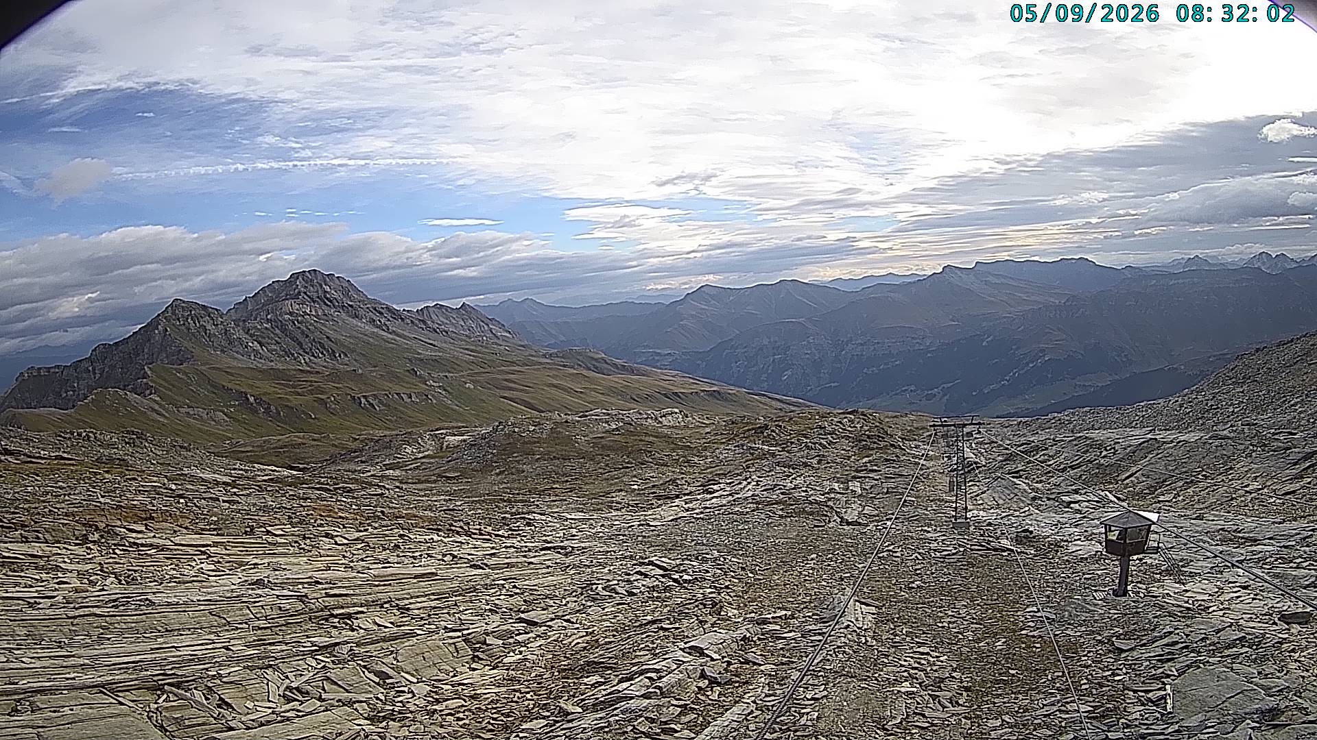 Archiv Foto Webcam Vals 3000: Dachberg
