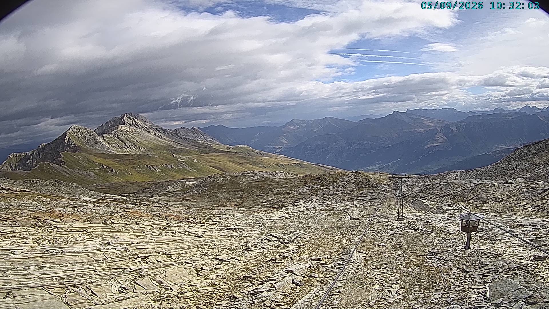 Archiv Foto Webcam Vals 3000: Dachberg