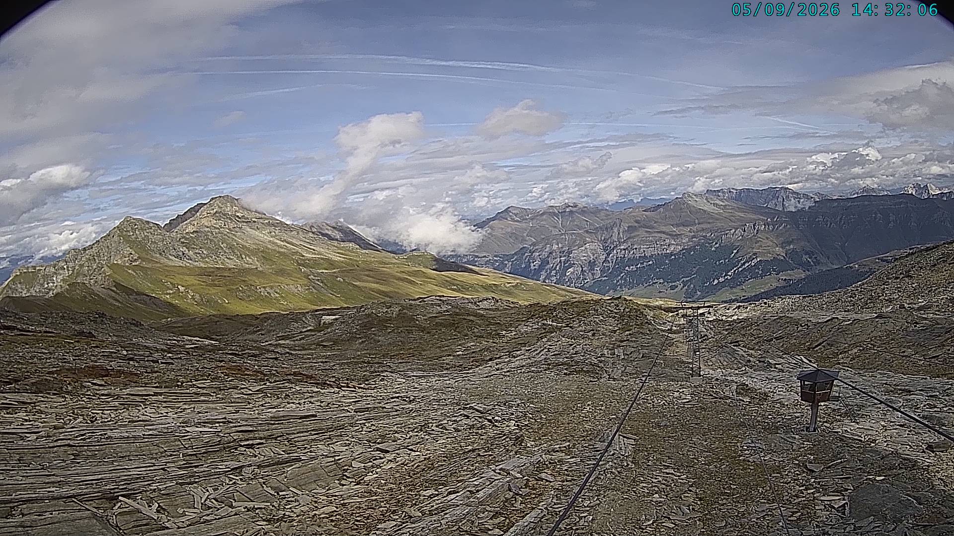 Archiv Foto Webcam Vals 3000: Dachberg