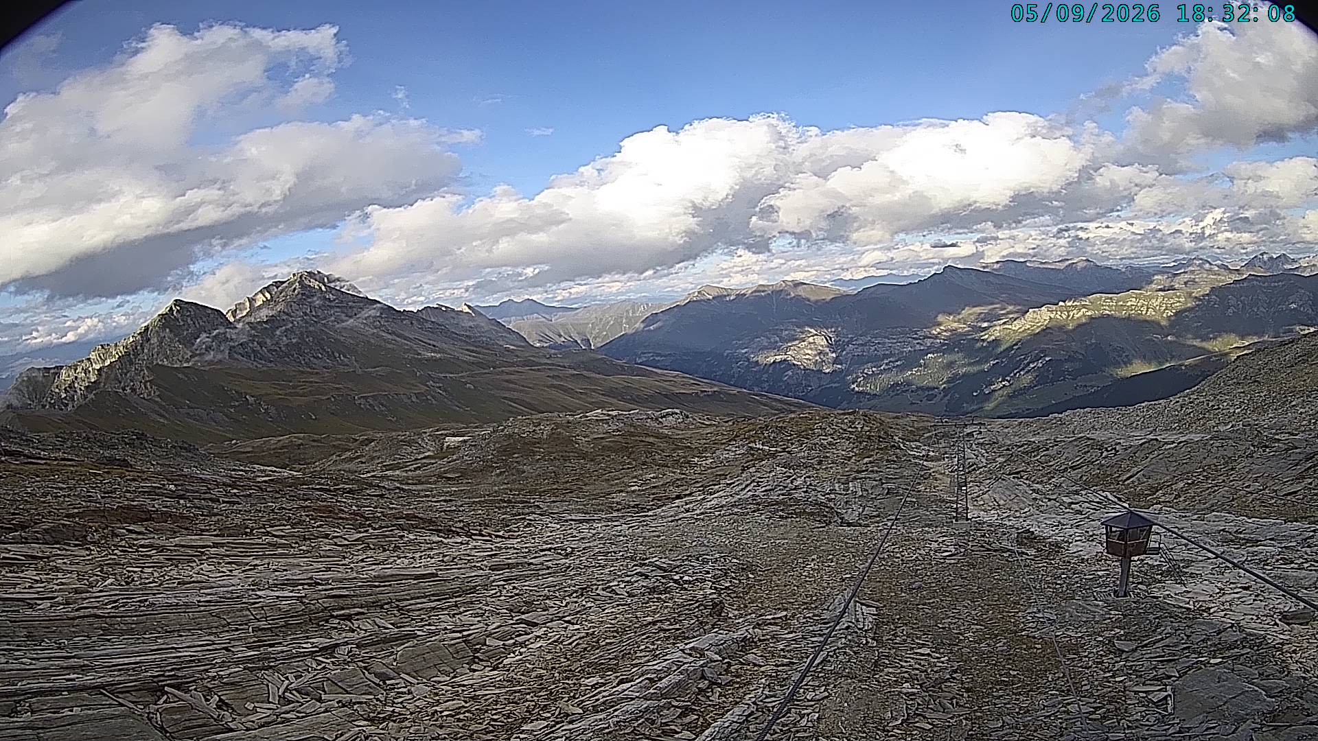 Archiv Foto Webcam Vals 3000: Dachberg