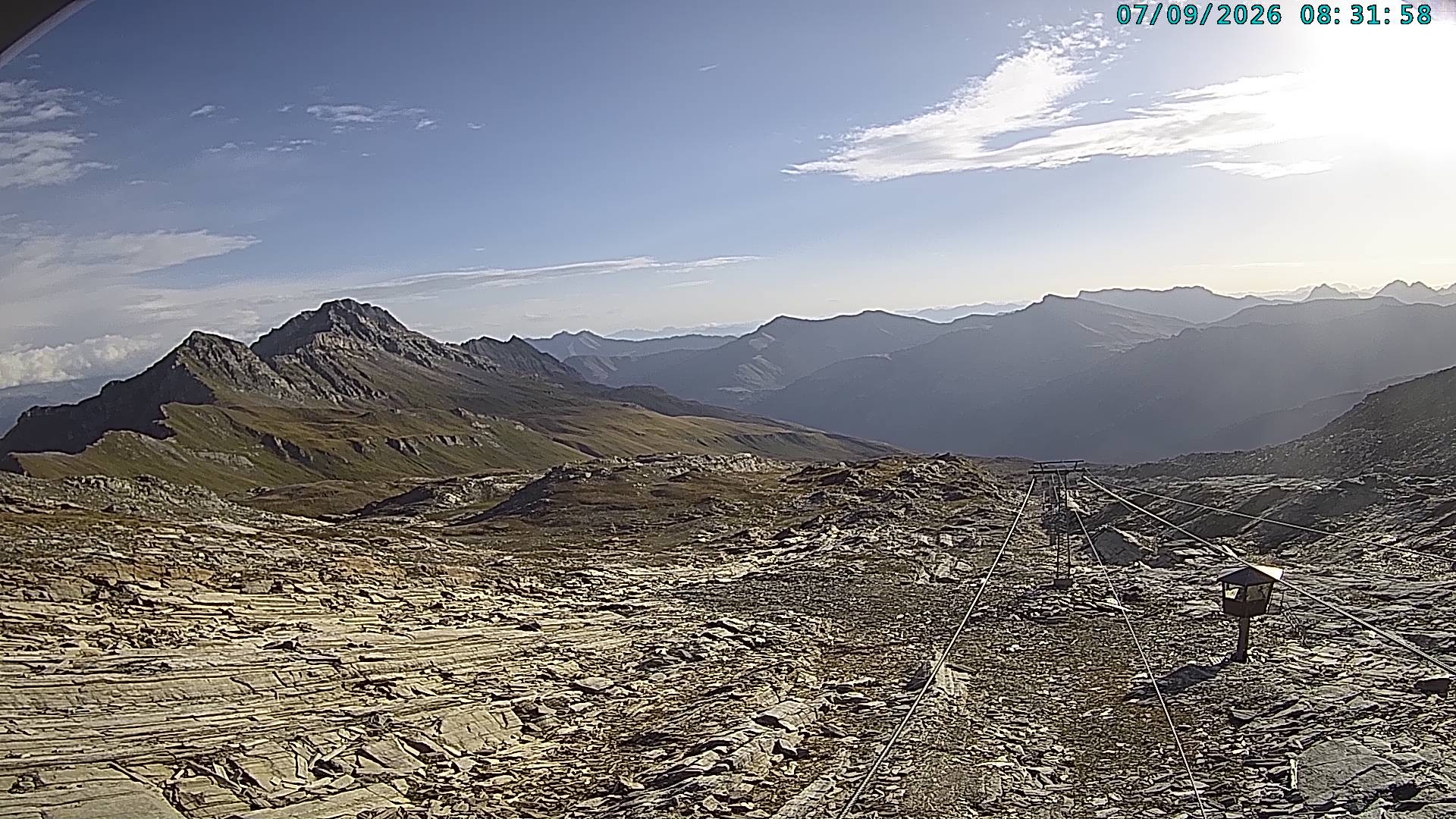 Archiv Foto Webcam Vals 3000: Dachberg