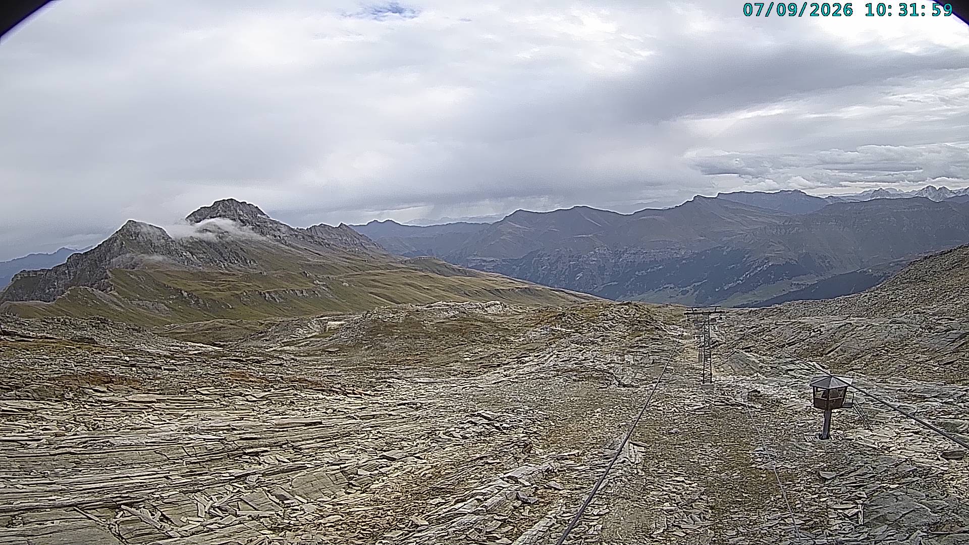 Archiv Foto Webcam Vals 3000: Dachberg