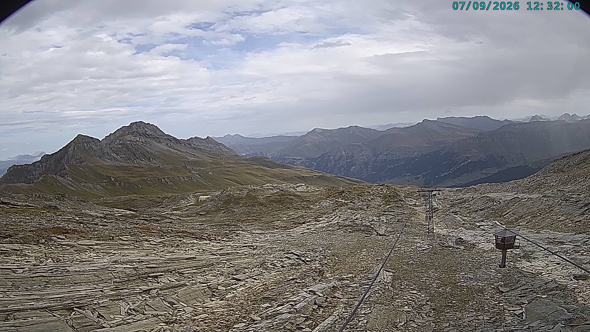 Archiv Foto Webcam Vals 3000: Dachberg