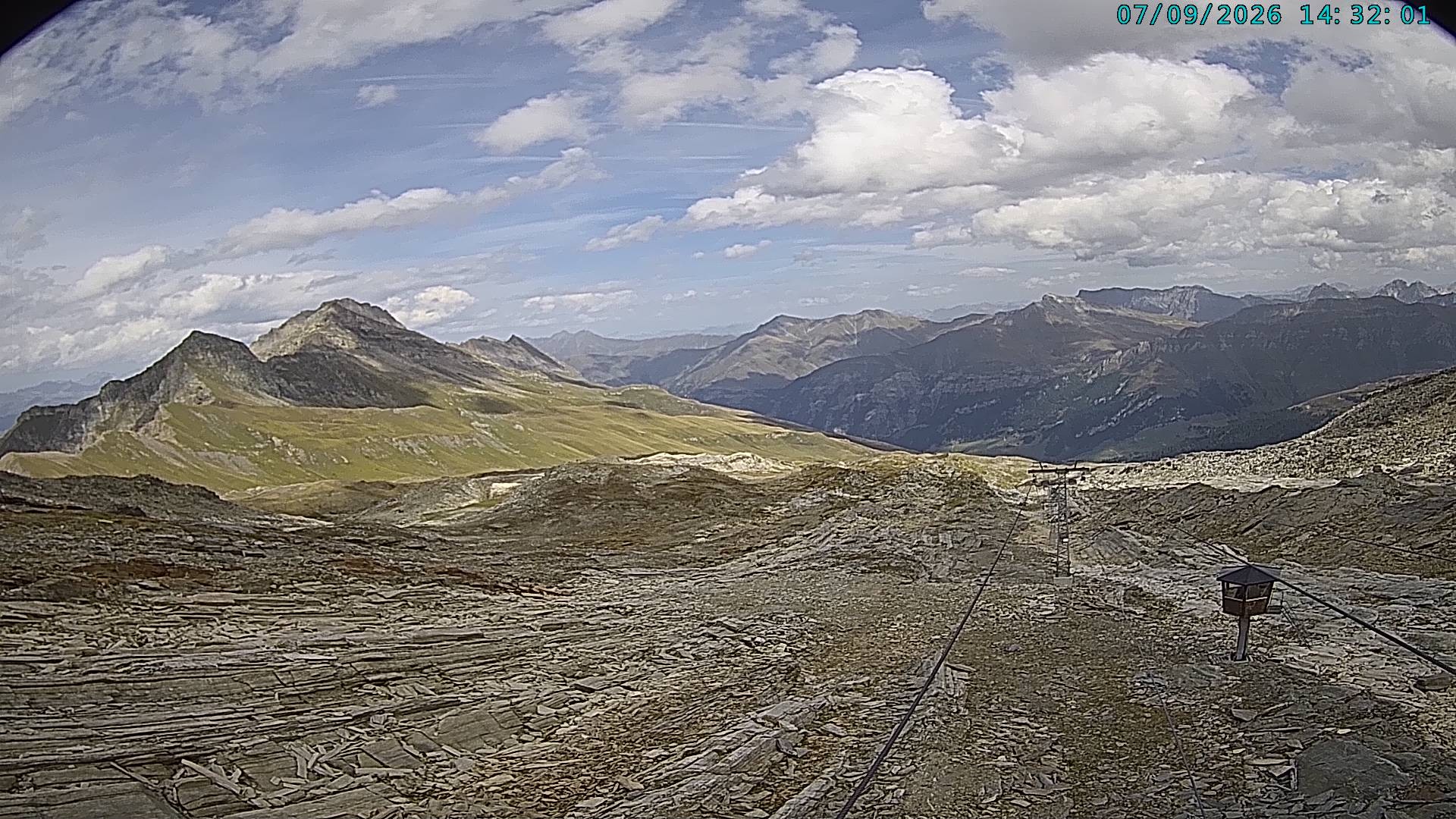 Archiv Foto Webcam Vals 3000: Dachberg