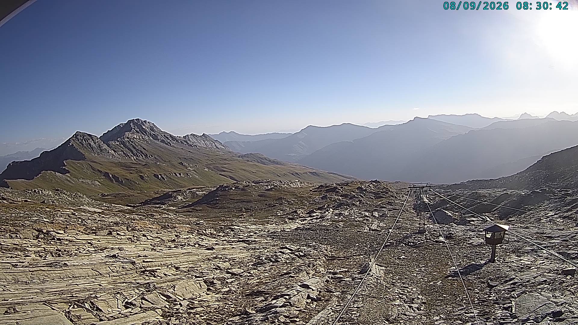 Archiv Foto Webcam Vals 3000: Dachberg