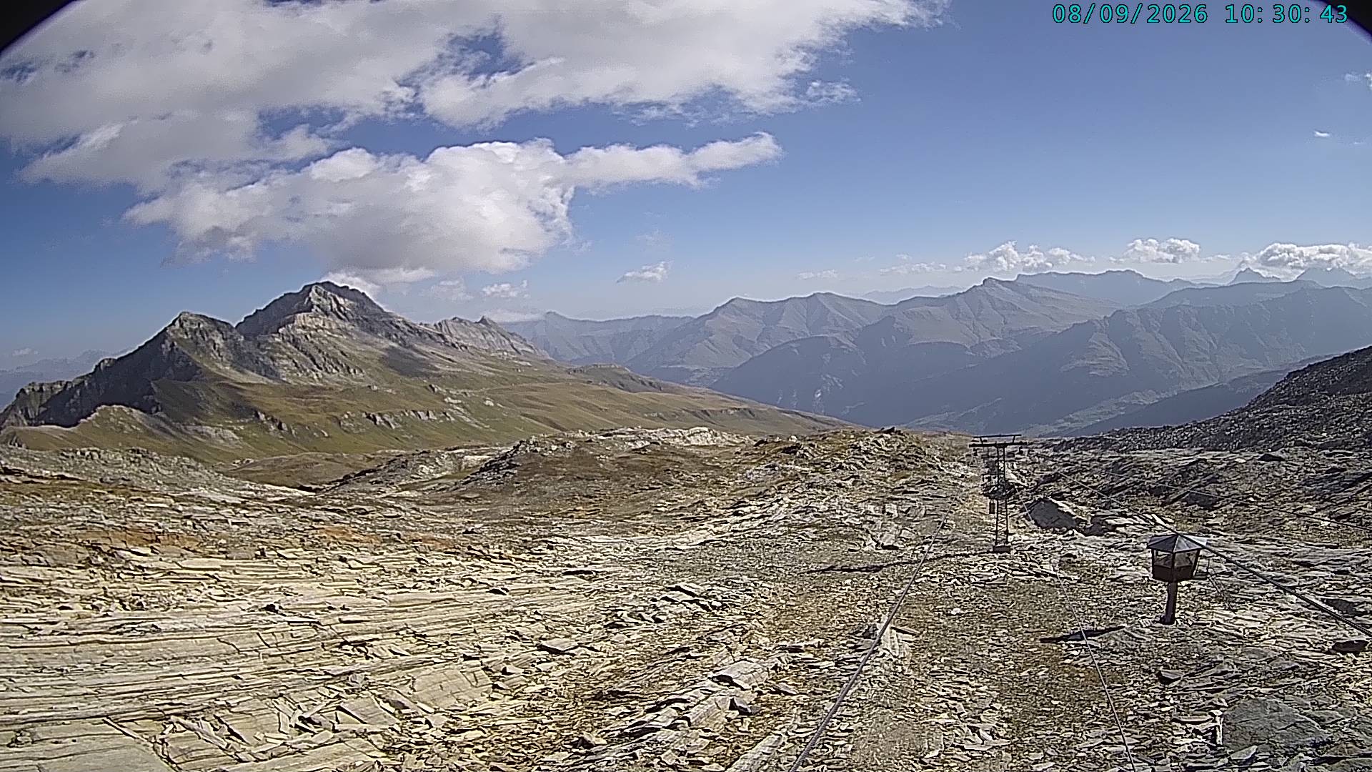 Archiv Foto Webcam Vals 3000: Dachberg
