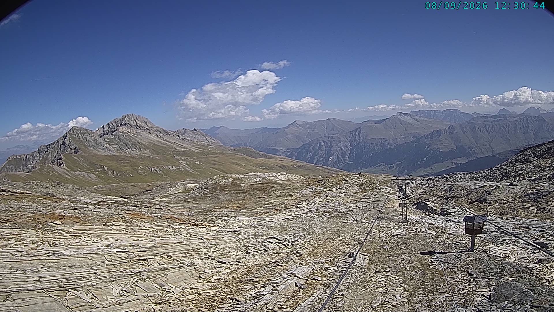 Archiv Foto Webcam Vals 3000: Dachberg
