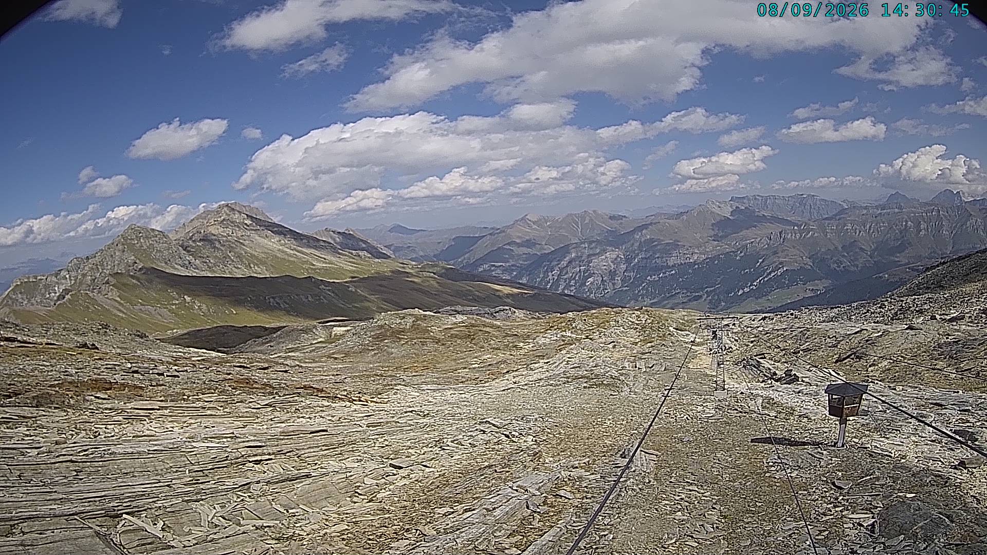 Archiv Foto Webcam Vals 3000: Dachberg