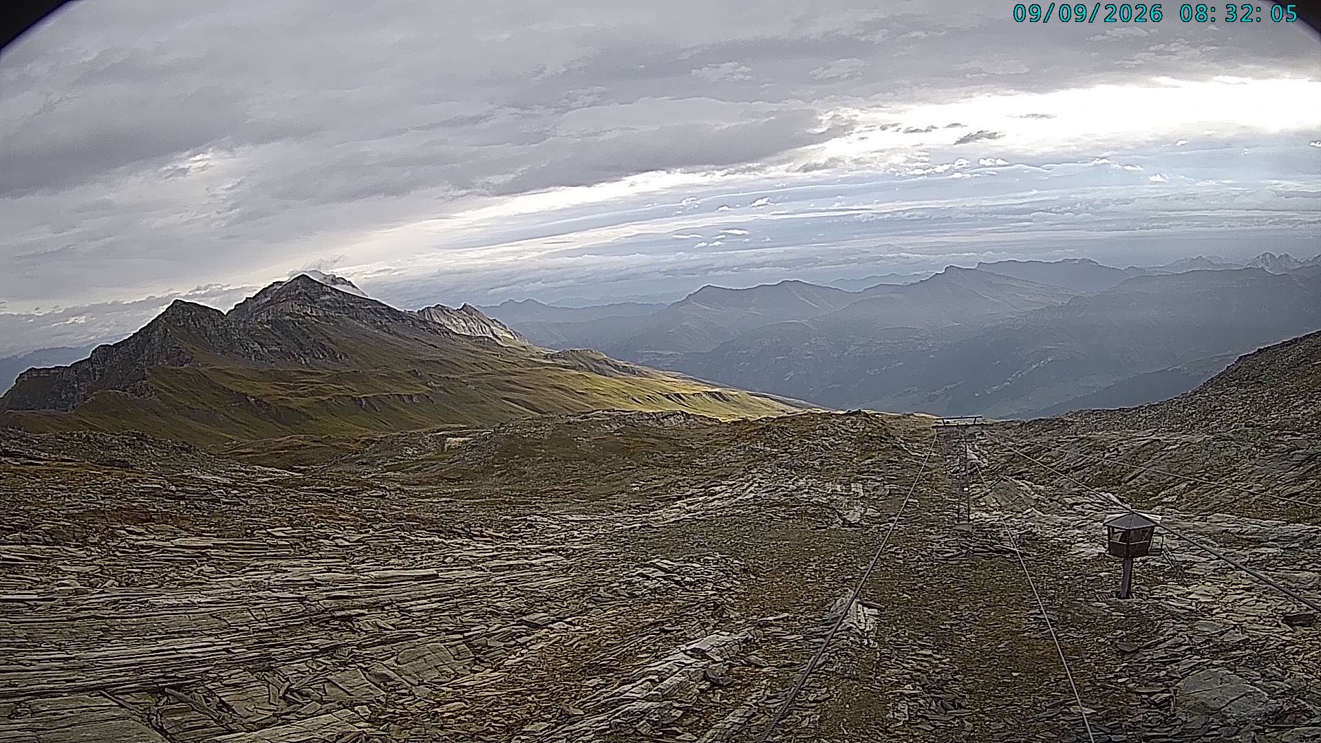 Archiv Foto Webcam Vals 3000: Dachberg