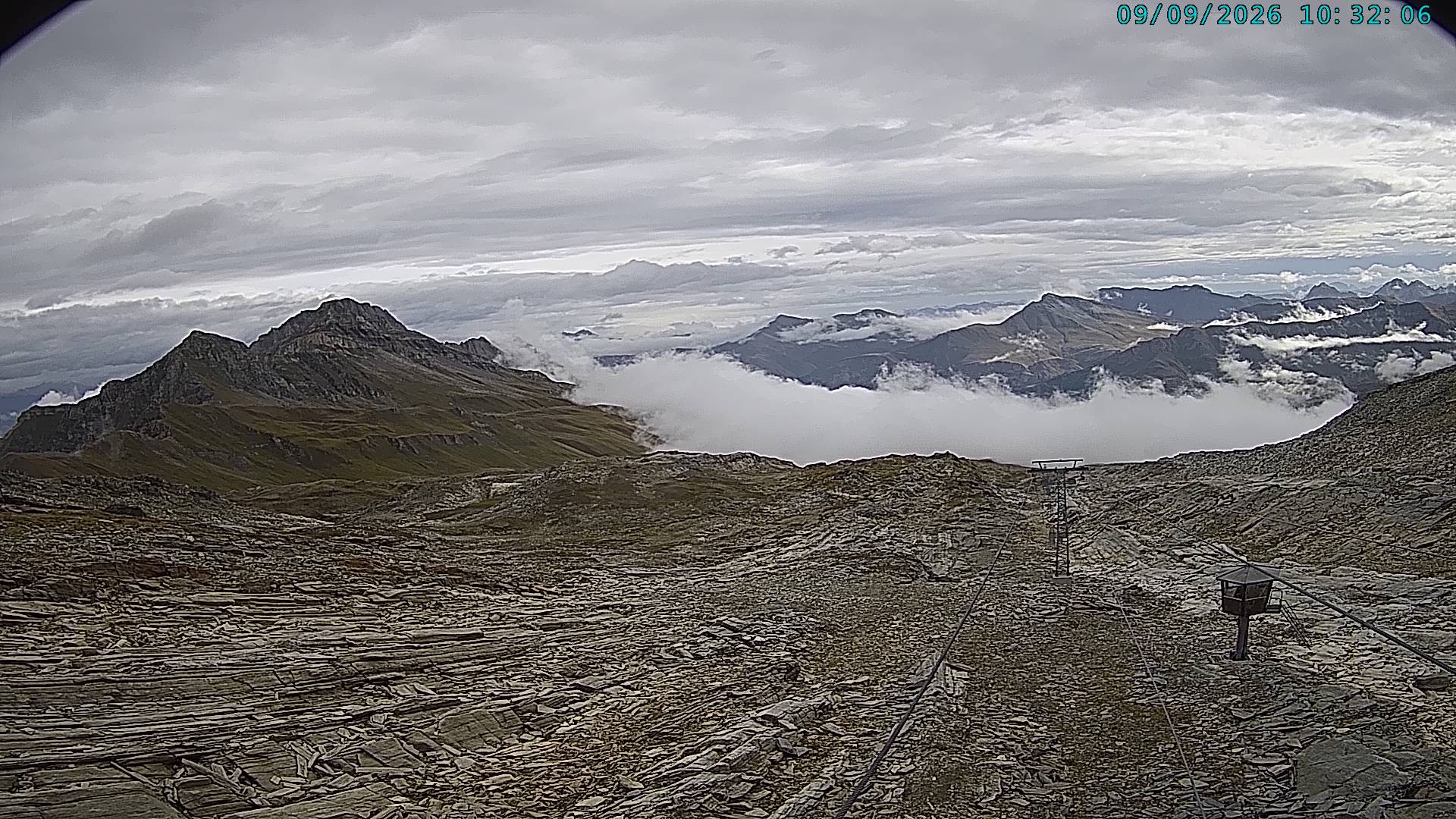 Archiv Foto Webcam Vals 3000: Dachberg
