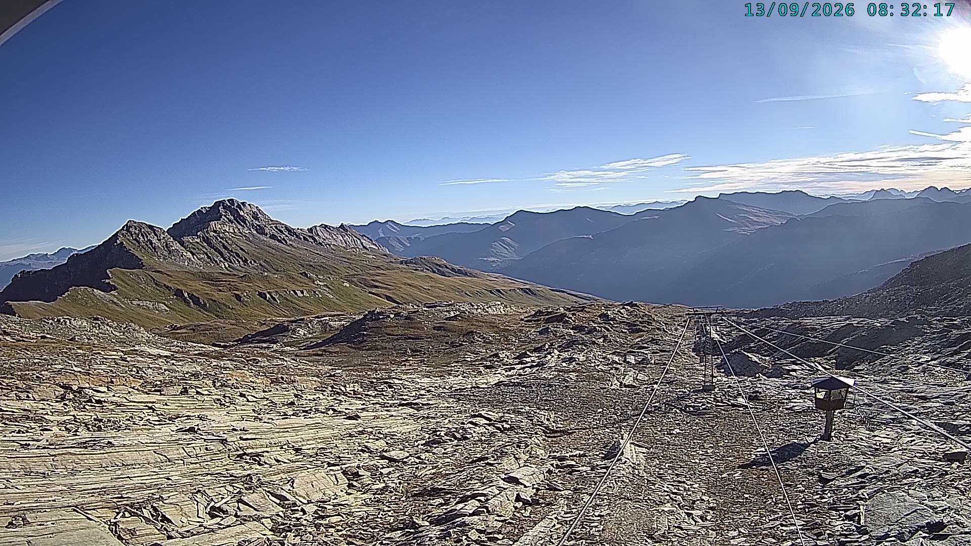 Archiv Foto Webcam Vals 3000: Dachberg