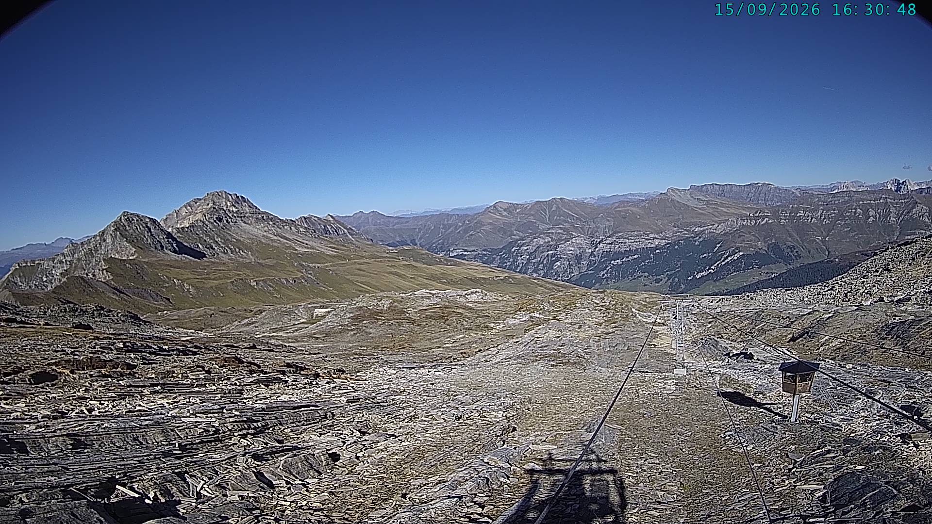 Archiv Foto Webcam Vals 3000: Dachberg