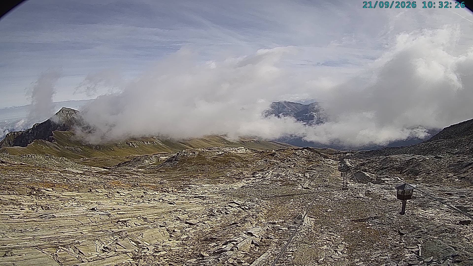 Archiv Foto Webcam Vals 3000: Dachberg
