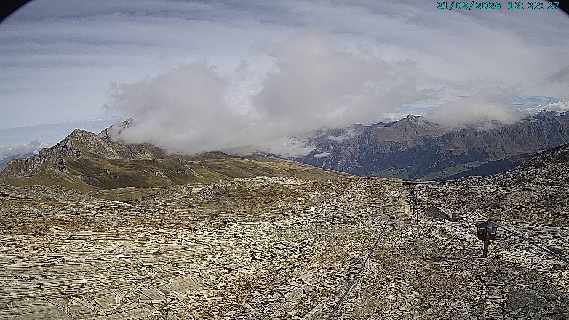 Archiv Foto Webcam Vals 3000: Dachberg